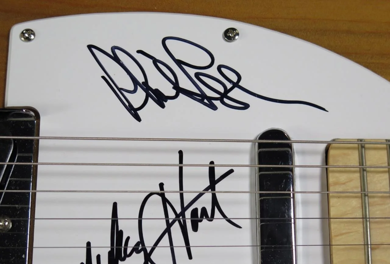 Bob Weir GRATEFUL DEAD Signed Autograph Auto Guitar by 5 w/ Song Lyrics JSA BAS, image 4