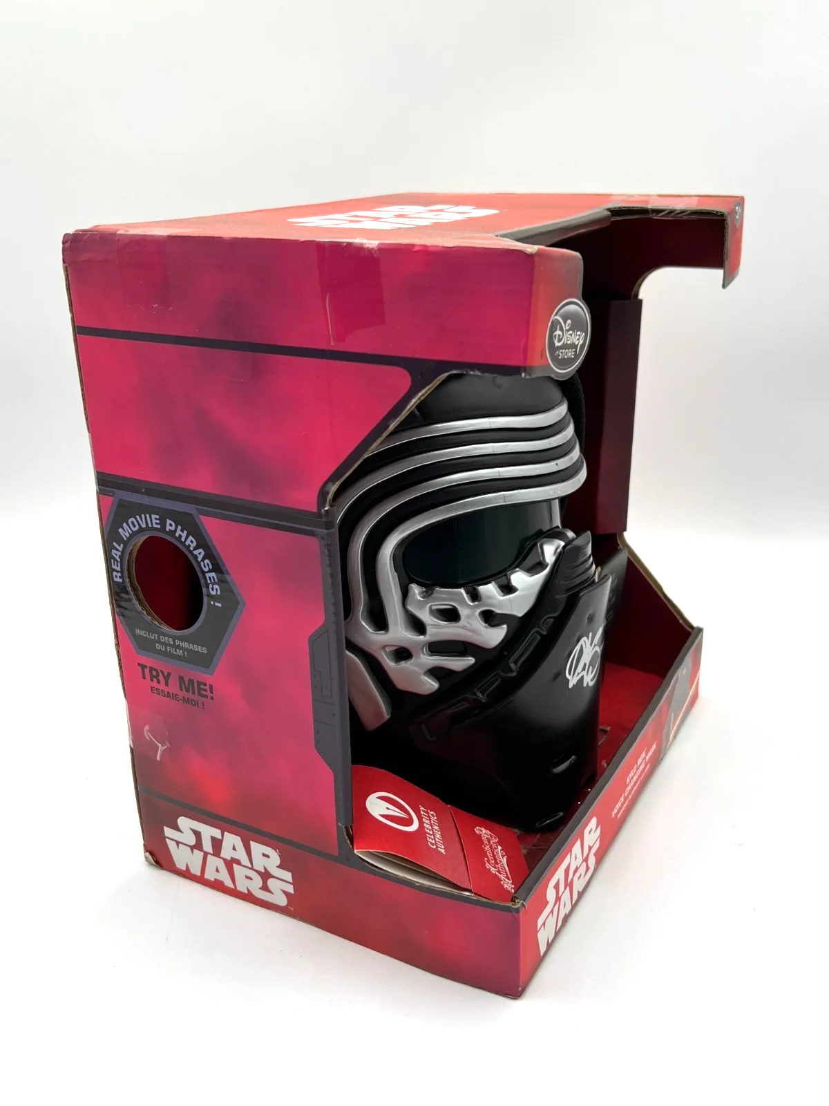 Adam Driver — Adam Driver Signed Kylo Ren Voice Changing Mask Disney Store COA Autographed, изображение 5