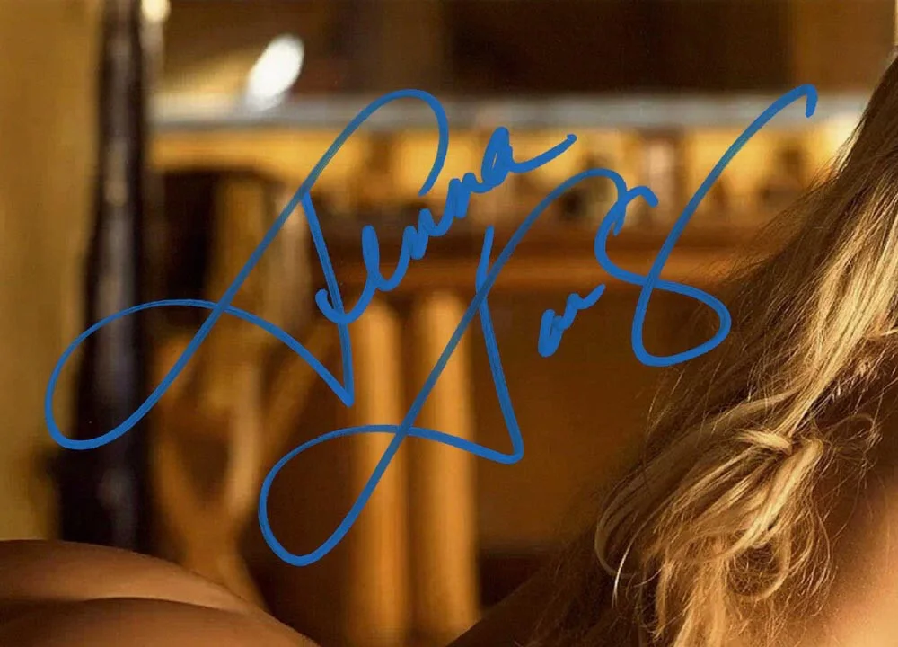 JENNA JAMESON SIGNED 11x14 PHOTO POPULAR ADULT MOVIE ACTRESS YOUNG BECKETT BAS, изображение 2