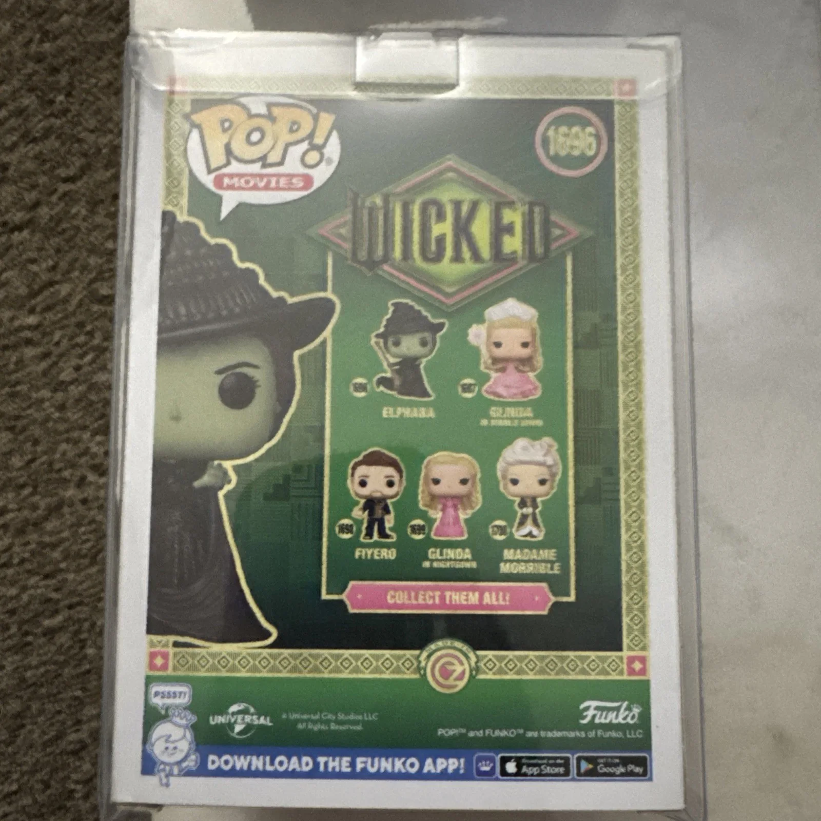 Cynthia Erivo — Cynthia Erivo Signed Wicked Movie Elphaba Funko POP! #1696 Autograph COA, изображение 3
