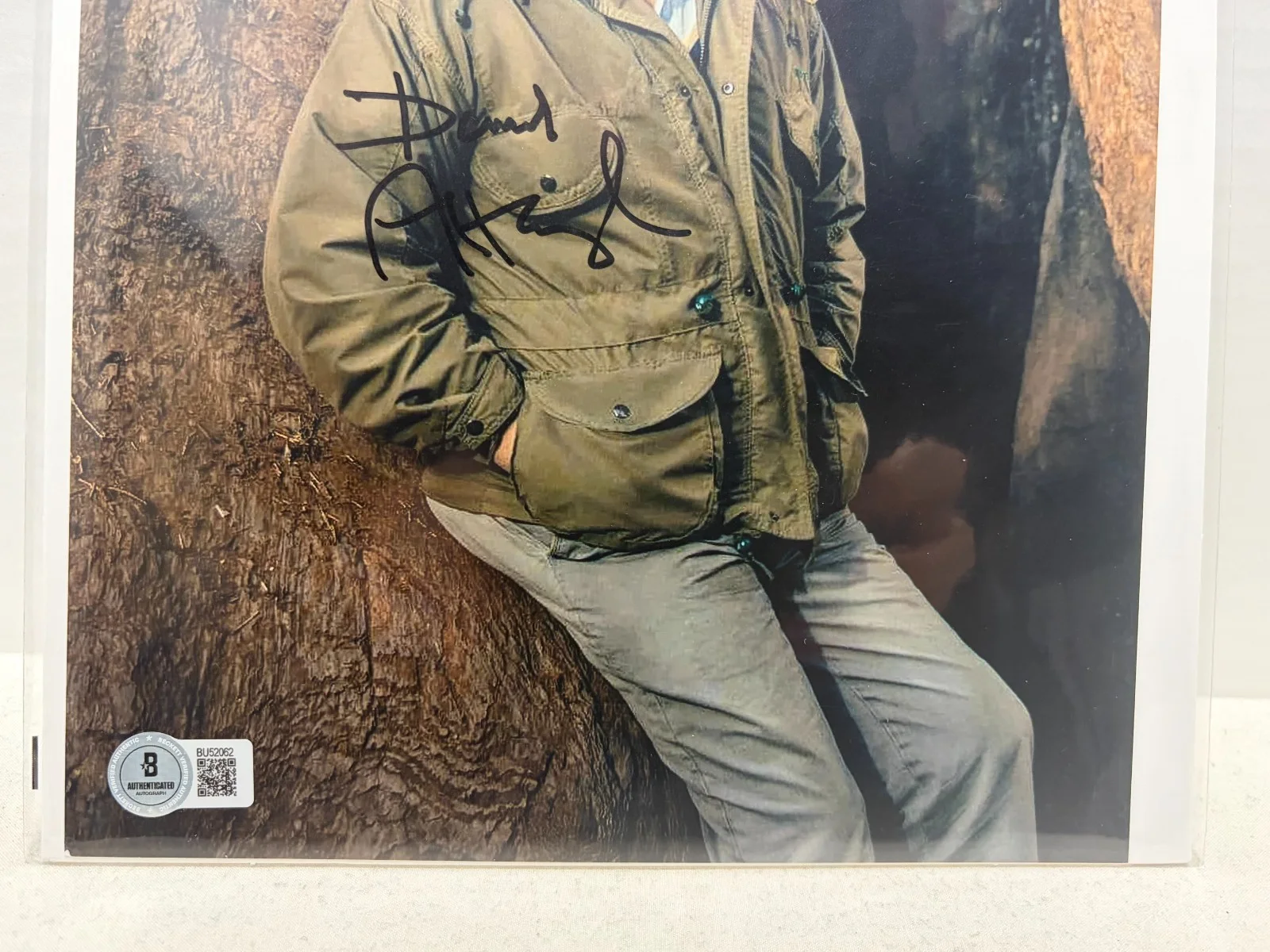 David Attenborough — David Attenborough Signed 8x10 Photo (Beckett), image 3