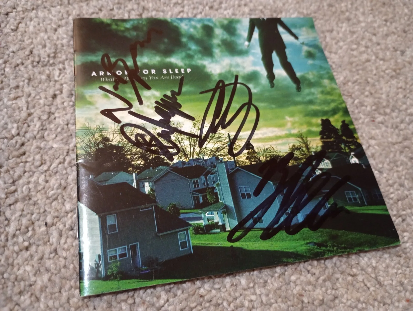 Armour of Sleep Signed CD Autographed Rare 2005, image 3