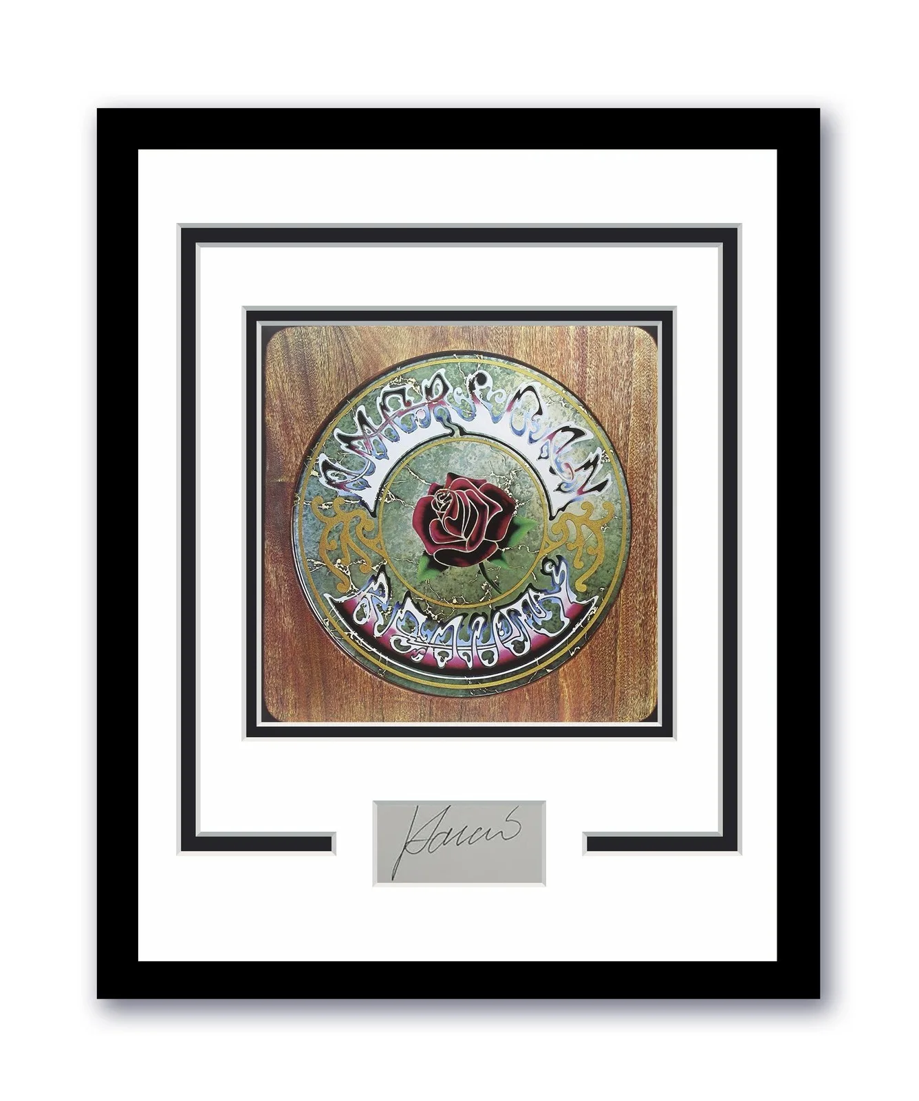 Jerry Garcia — Grateful Dead Jerry Garcia Autographed 11x14 Framed Photo American Beauty ACOA