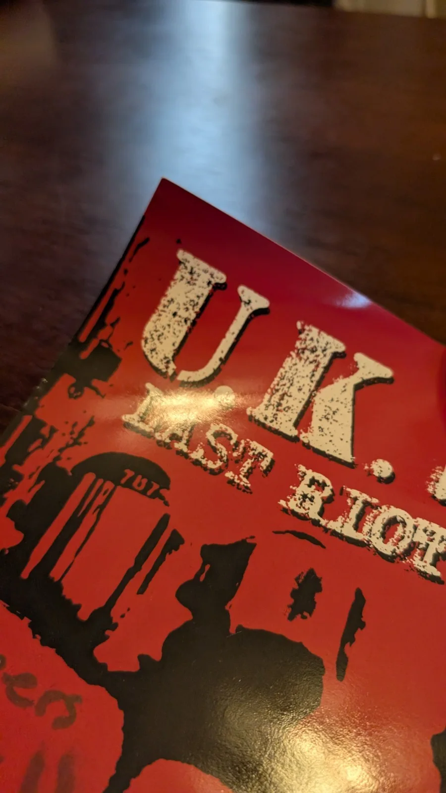 UK Subs Signed Last Riot Tour Poster 2004 Gibbs Willer Garratt Harper, image 2