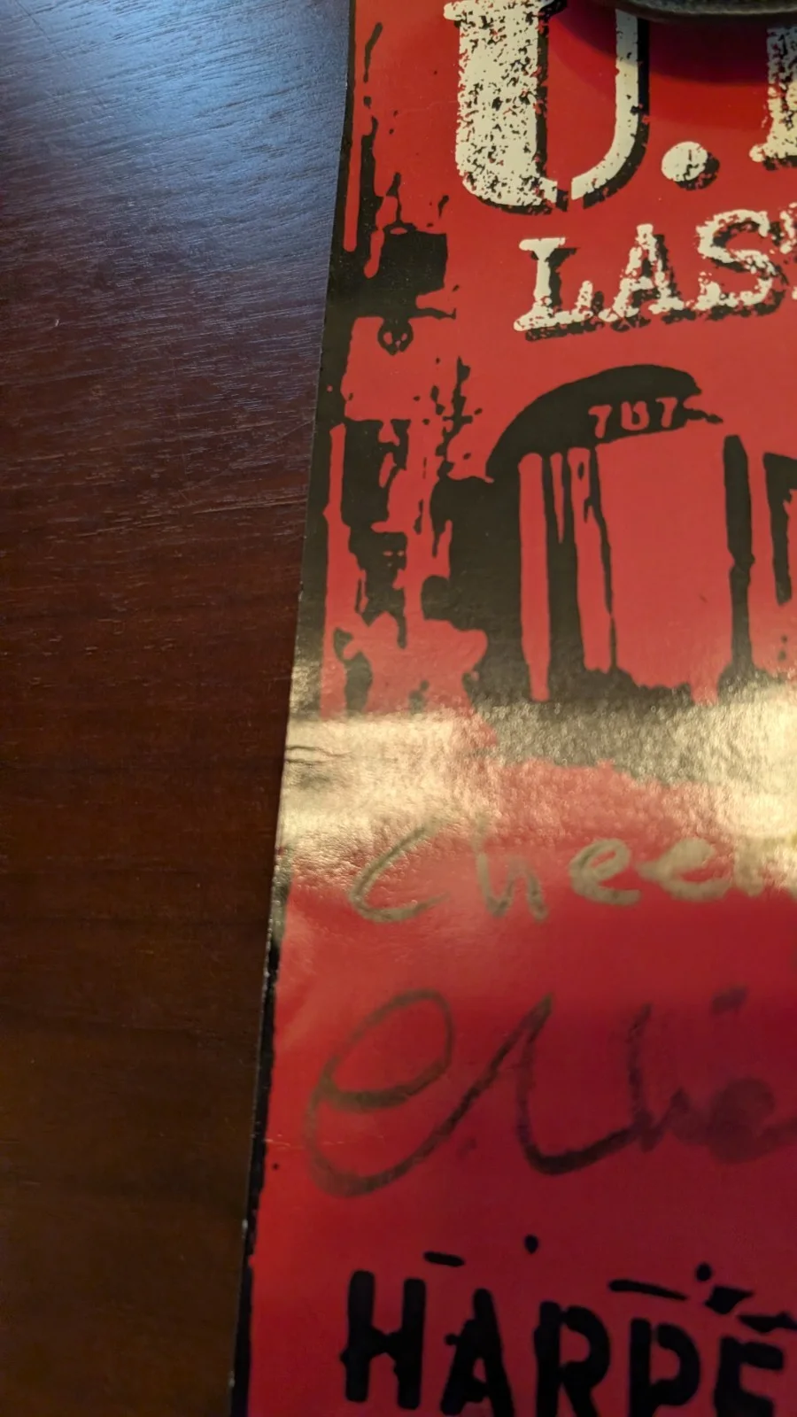 UK Subs Signed Last Riot Tour Poster 2004 Gibbs Willer Garratt Harper, image 4