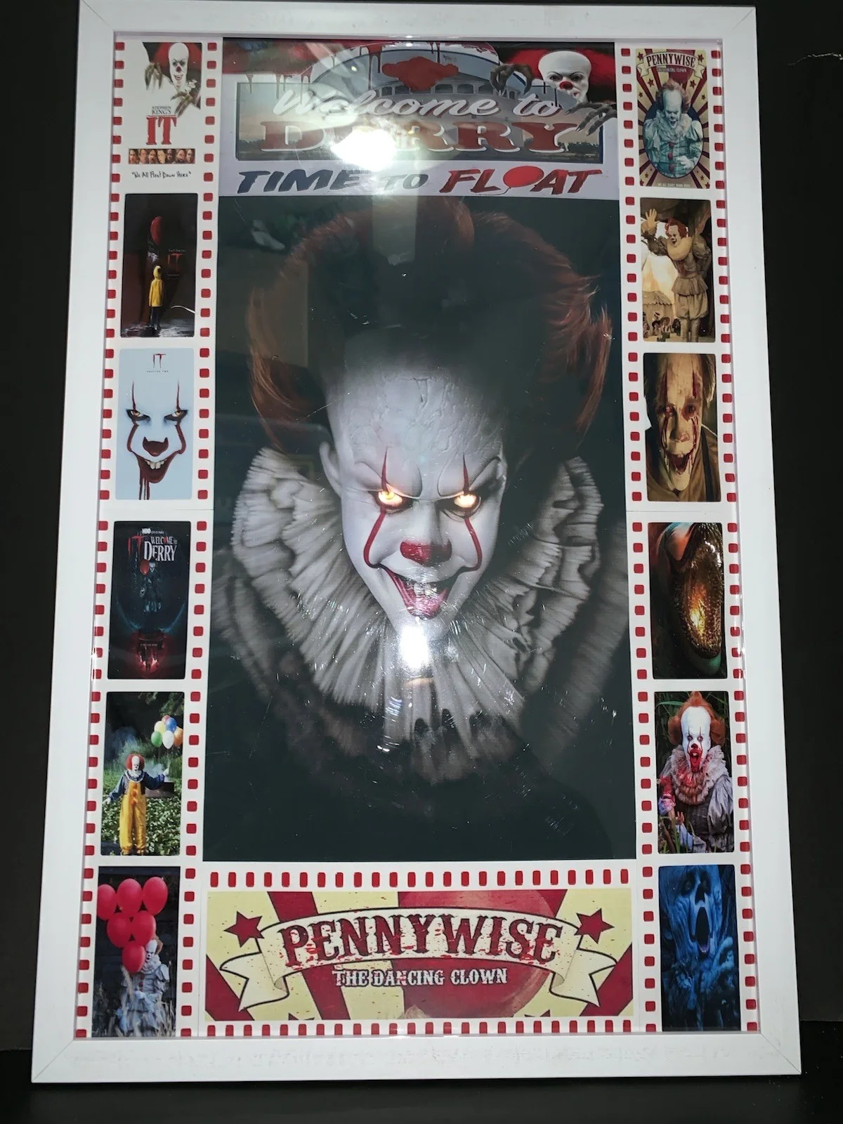 11x17 Pennywise “IT” Light-Up Photo – Eyes Glow (Wireless Remote), image 2