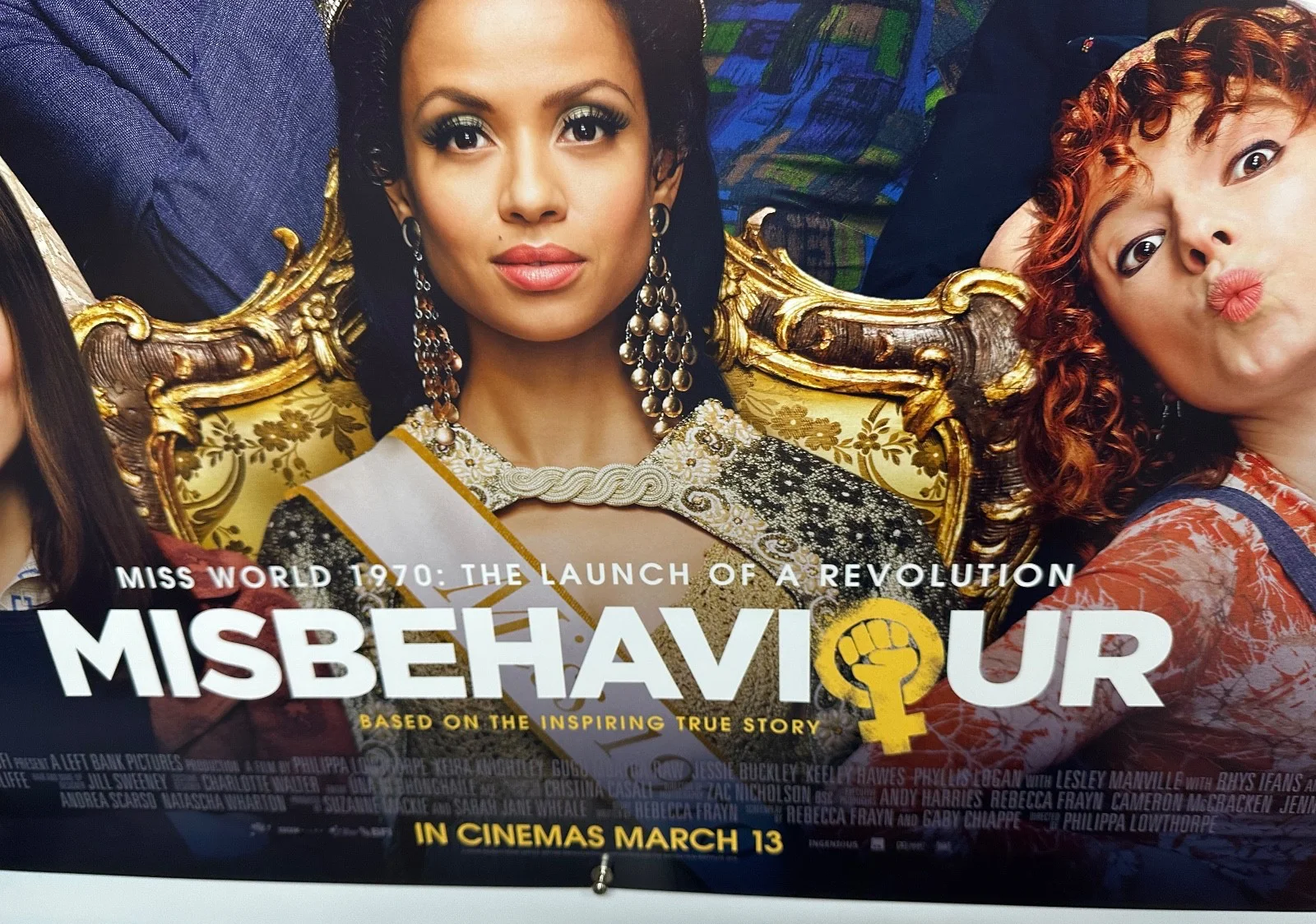 Misbehaviour (2020) Original UK Quad Cinema Poster – Keira Knightley, image 2