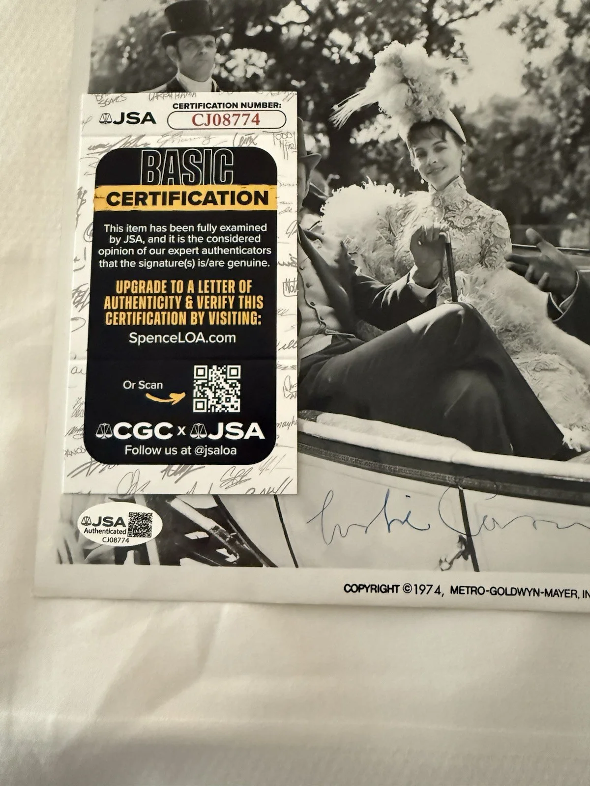 Leslie Caron Stunning 8x10 Hand Signed Photo Autograph JSA Gigi Oscar Winner, изображение 4