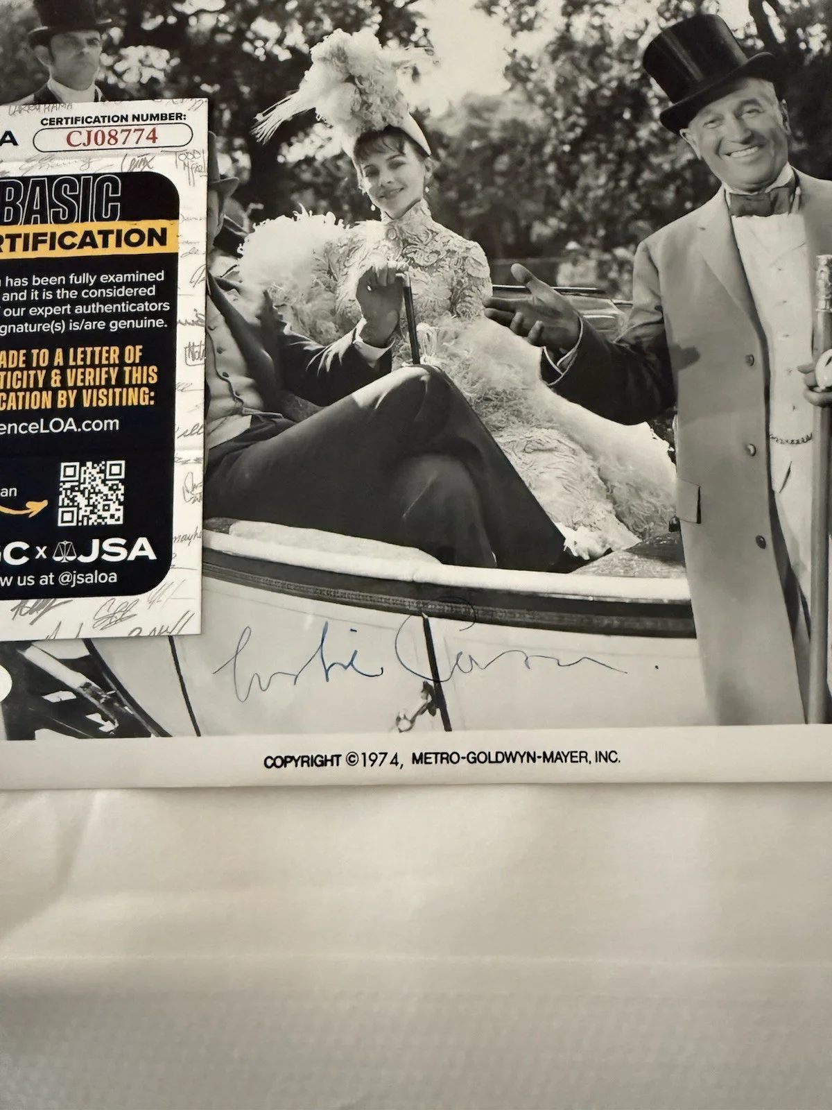 Leslie Caron Stunning 8x10 Hand Signed Photo Autograph JSA Gigi Oscar Winner, изображение 5