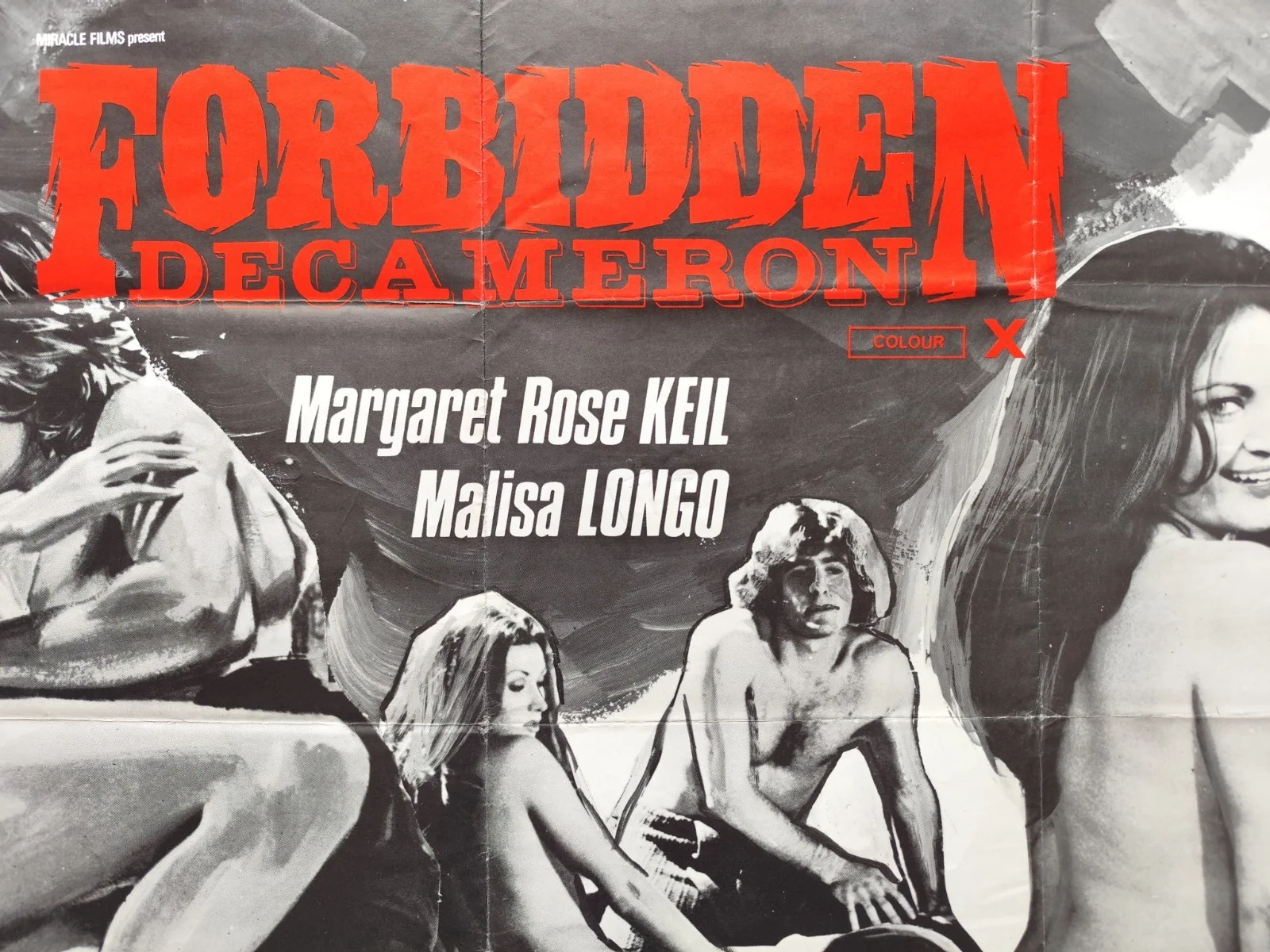 🎯 Forbidden Decameron (1972) – UK Quad – SS – Margaret Rose Keil Erotic Drama, image 2