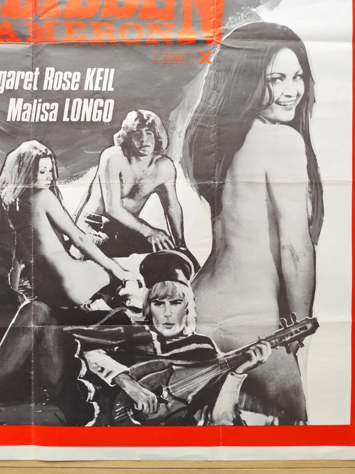 🎯 Forbidden Decameron (1972) – UK Quad – SS – Margaret Rose Keil Erotic Drama, image 5