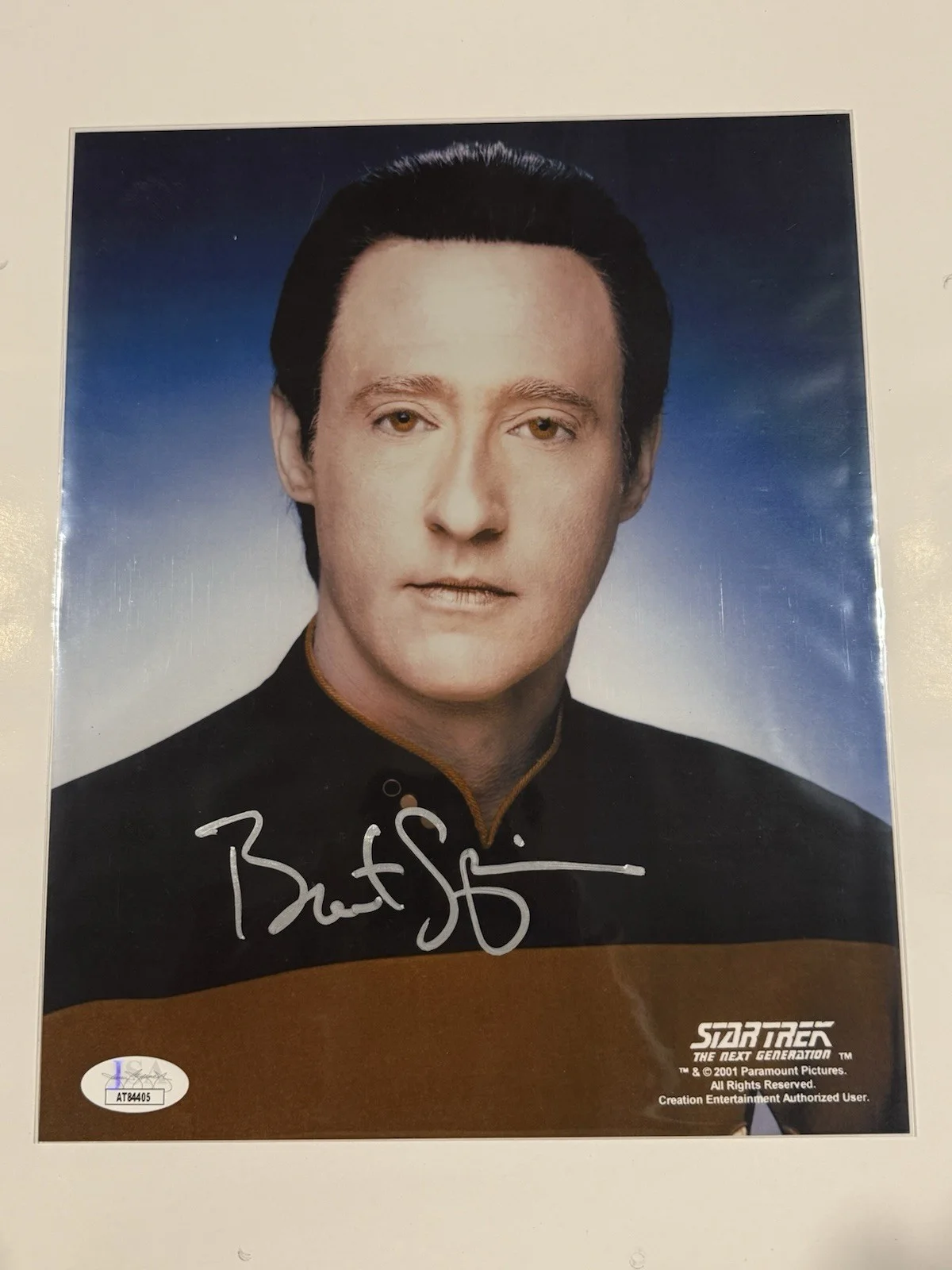 BRENT SPINER — Brent Spiner Signed Autograph JSA 8x10 Star Trek Next Generation Commander Data