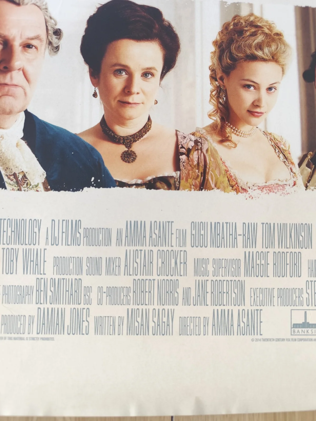 🎯 Belle (2013) – US One Sheet – DS – Gugu Mbatha-Raw Historical Drama, изображение 3