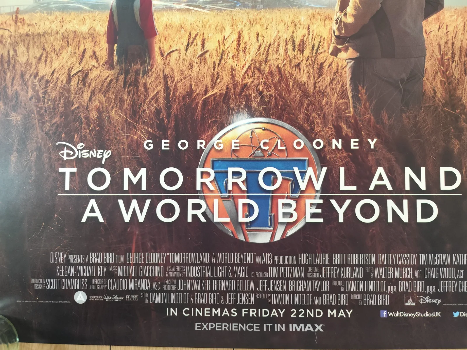 🎯Tomorrowland (2015) – US One Sheet – DS – George Clooney Disney Sci-Fi, изображение 3