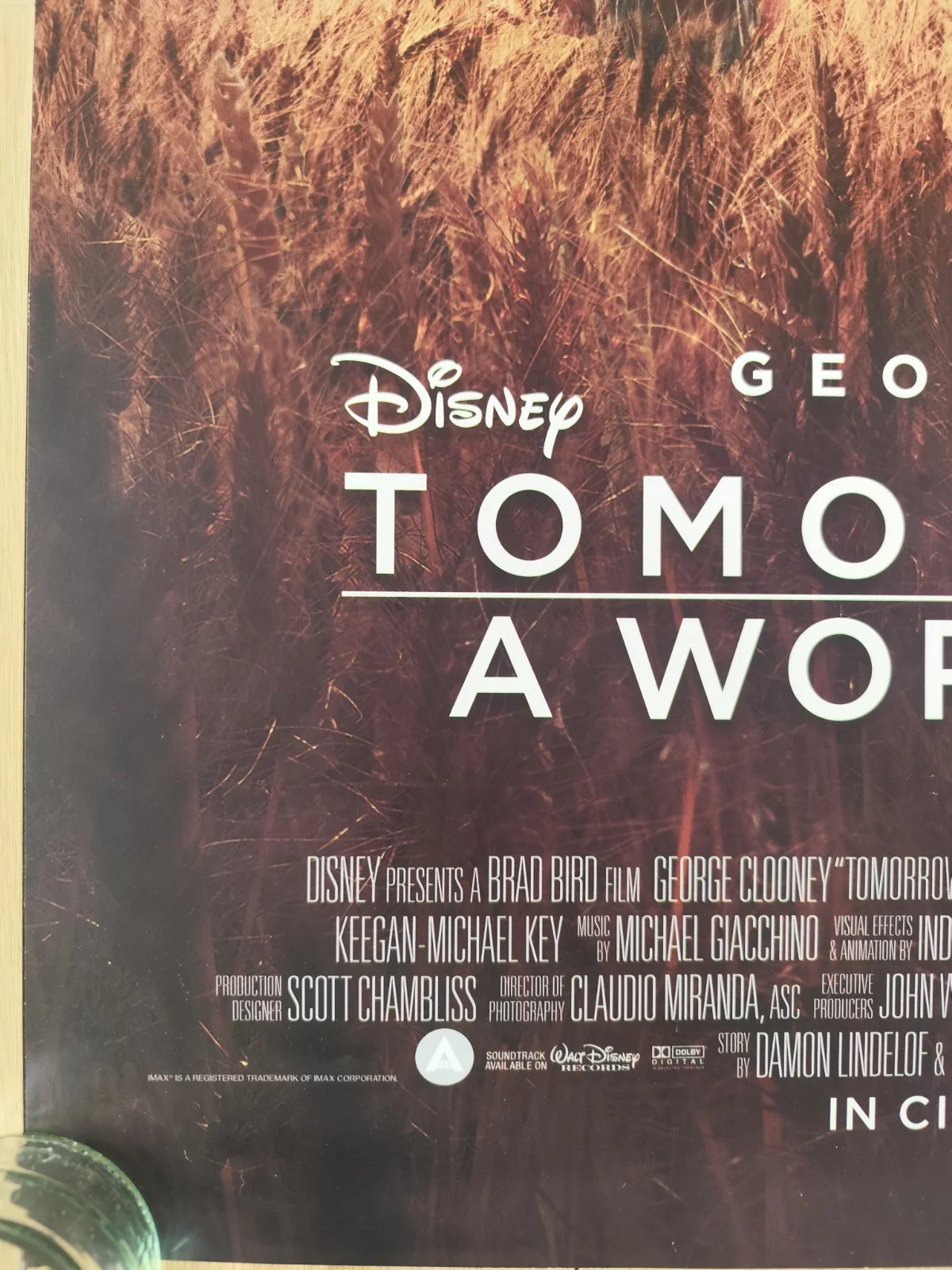 🎯Tomorrowland (2015) – US One Sheet – DS – George Clooney Disney Sci-Fi, изображение 4