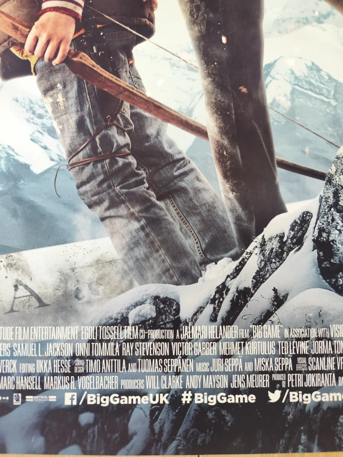 🎯Big Game (2014) – US One Sheet – DS – Samuel L Jackson Action Survival, image 3