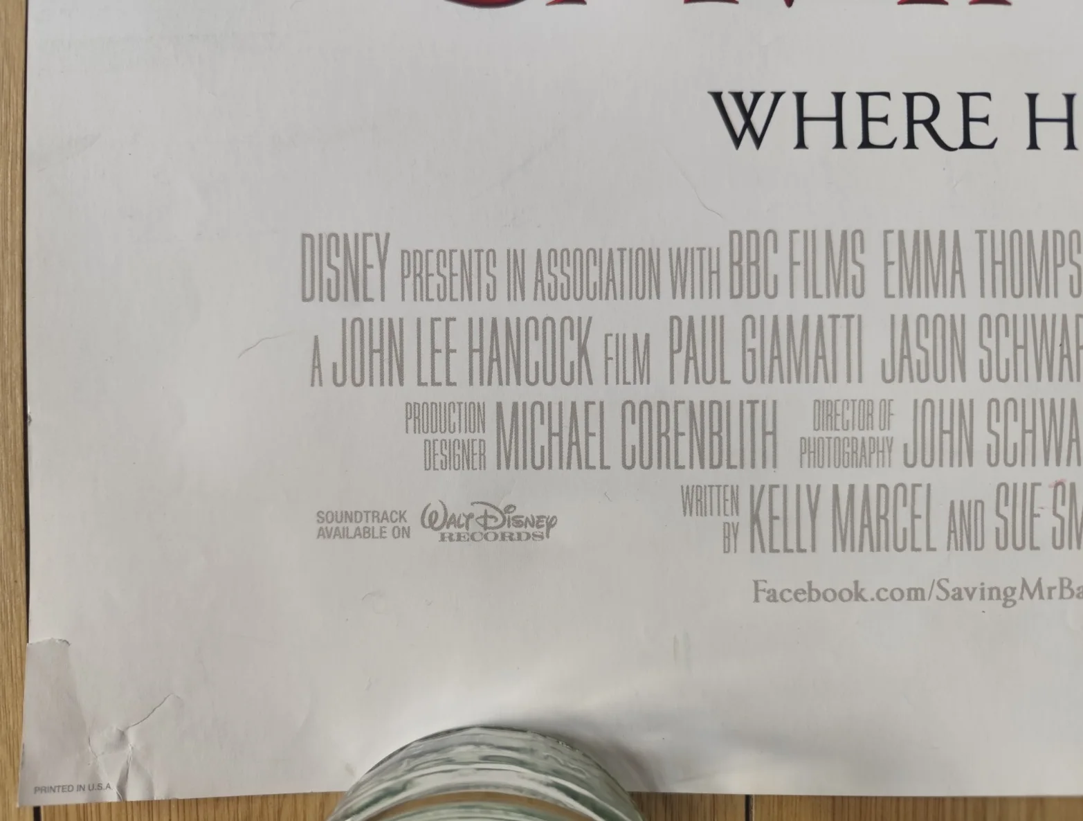 🎬Saving Mr Banks (2013) – US One Sheet – DS – Emma Thompson Tom Hanks, image 4