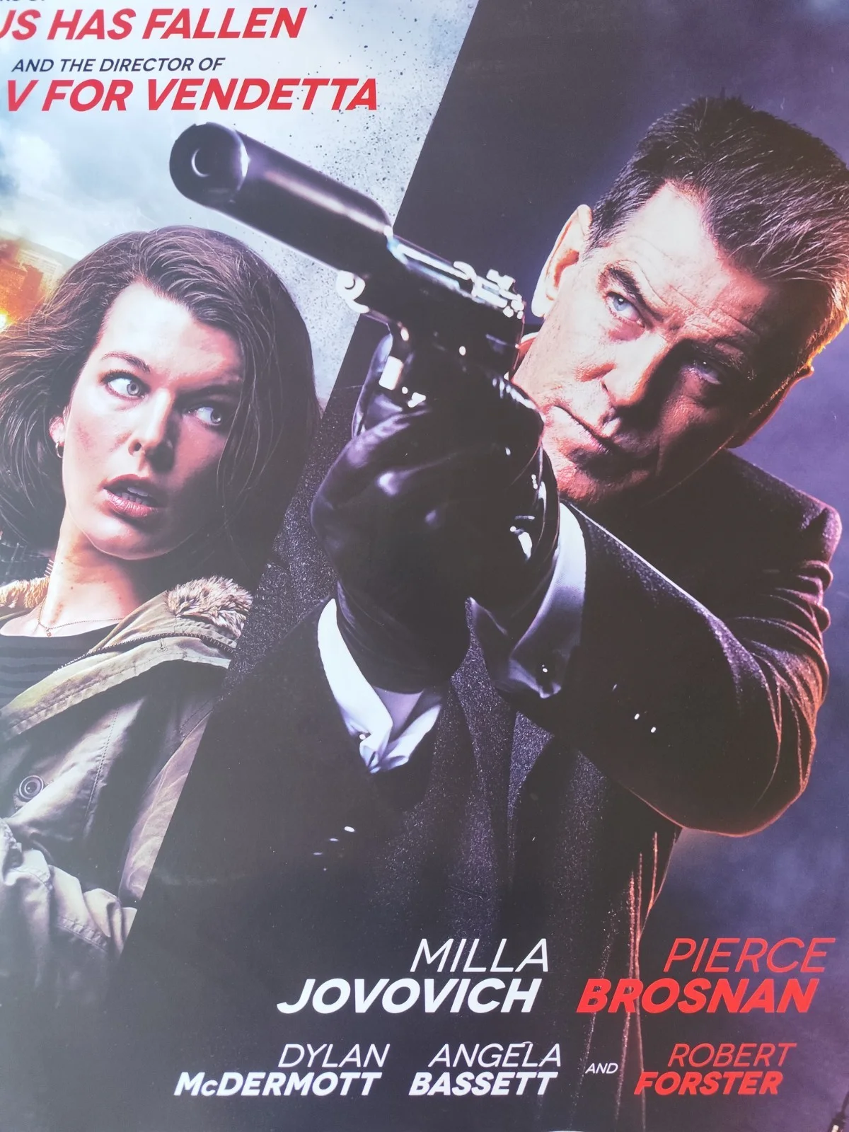 SURVIVOR (2015) – One Sheet – Action Thriller – Pierce Brosnan & Milla Jovovich, image 2
