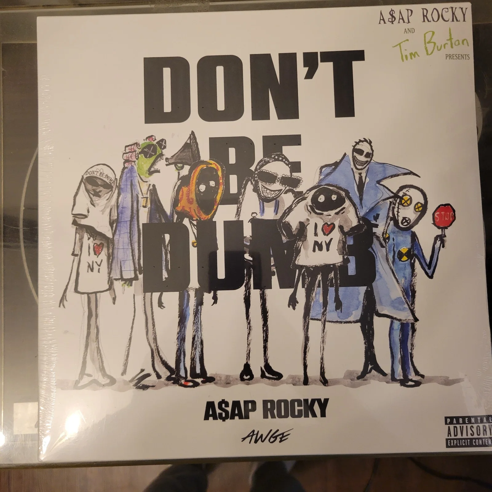 ASAP ROCKY DONT BE DUMB SIGNED INSERT 2 DISC VINYL LP Group, image 2