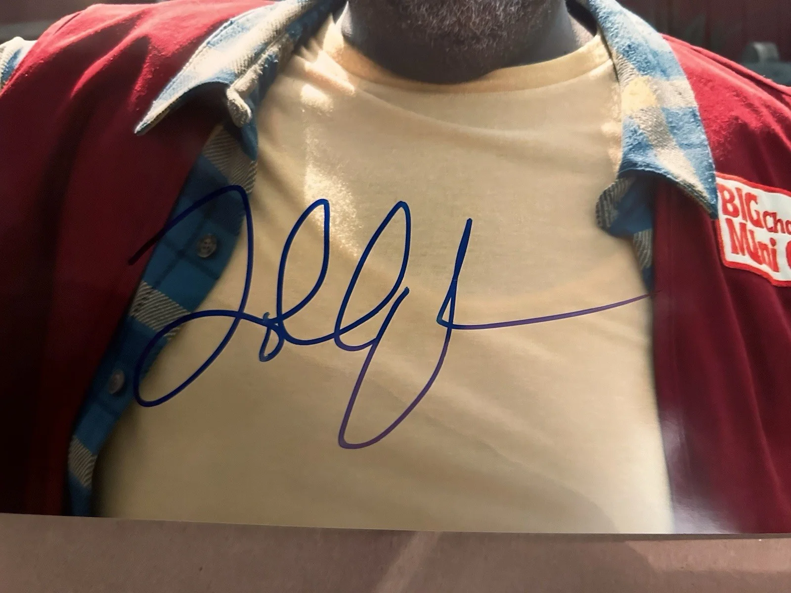 LAVELL CRAWFORD — LAVELL CRAWFORD SIGNED 8X10 PHOTO HAPPY GILMORE 2 AUTOGRAPH SLIM CHUBBS, image 2