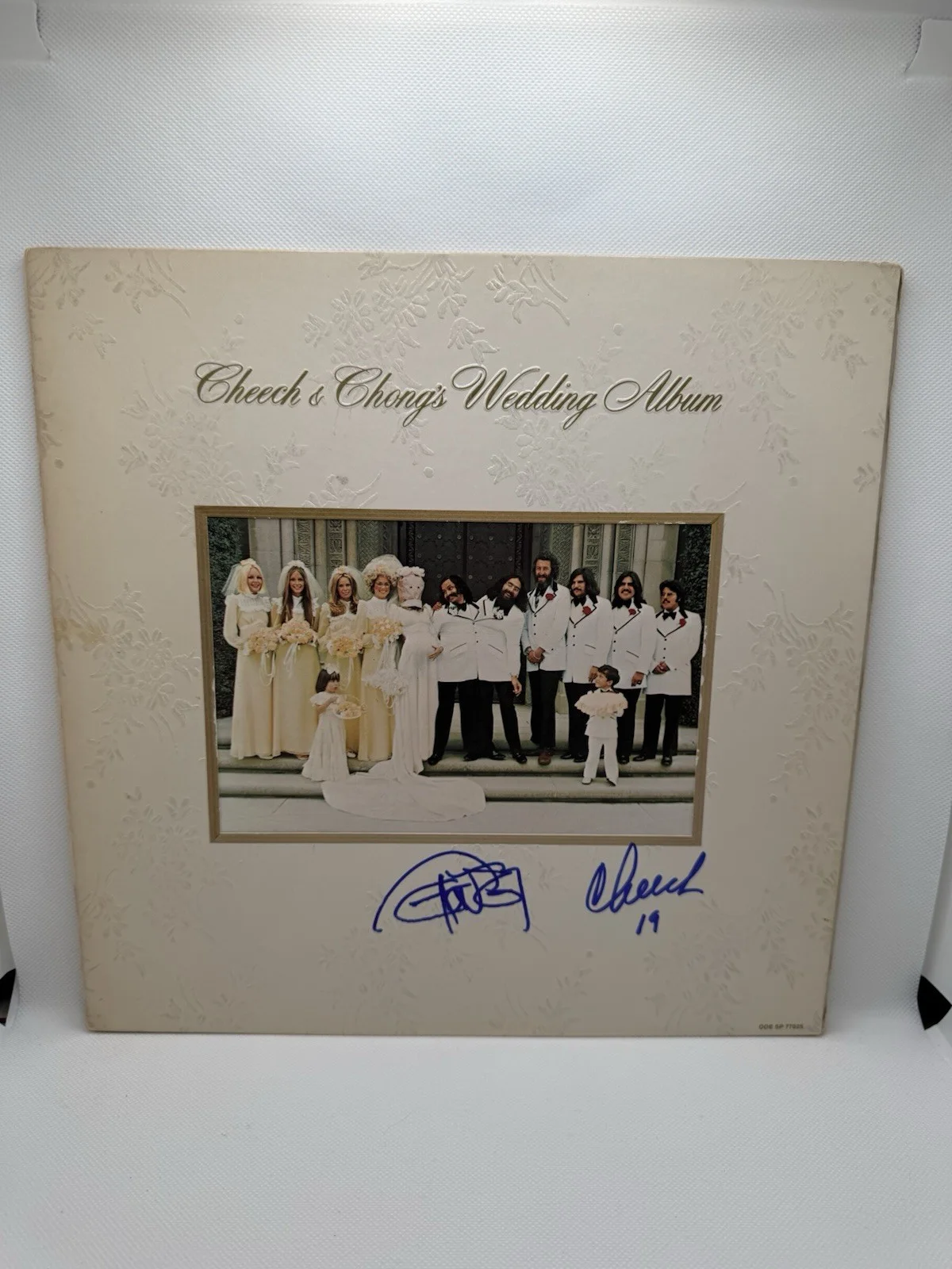 Cheech and Chong — Cheech Marin Tommy Chong Signed Vinyl Wedding Album Record JSA COA Autograph