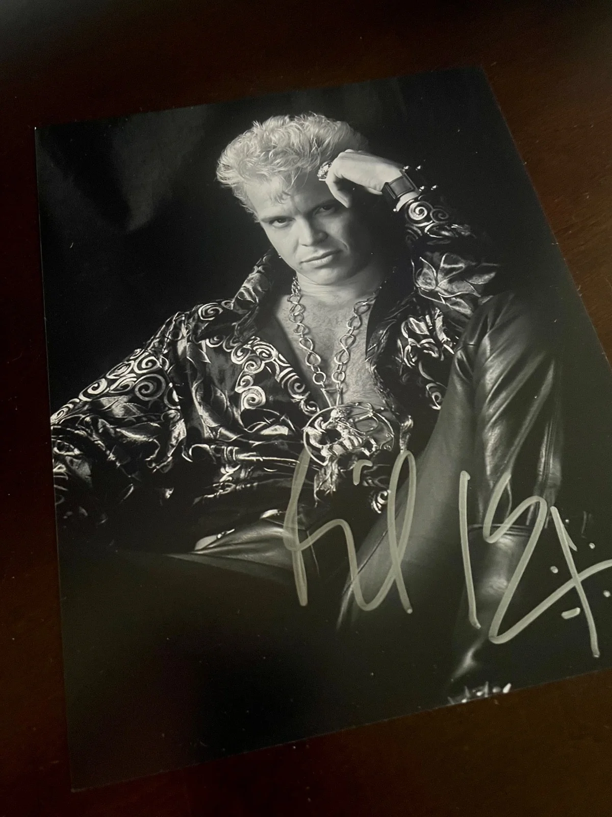 Billy Idol 8 x 10 Hand signed autograph Color Vintage Photo Includes COA, image 5