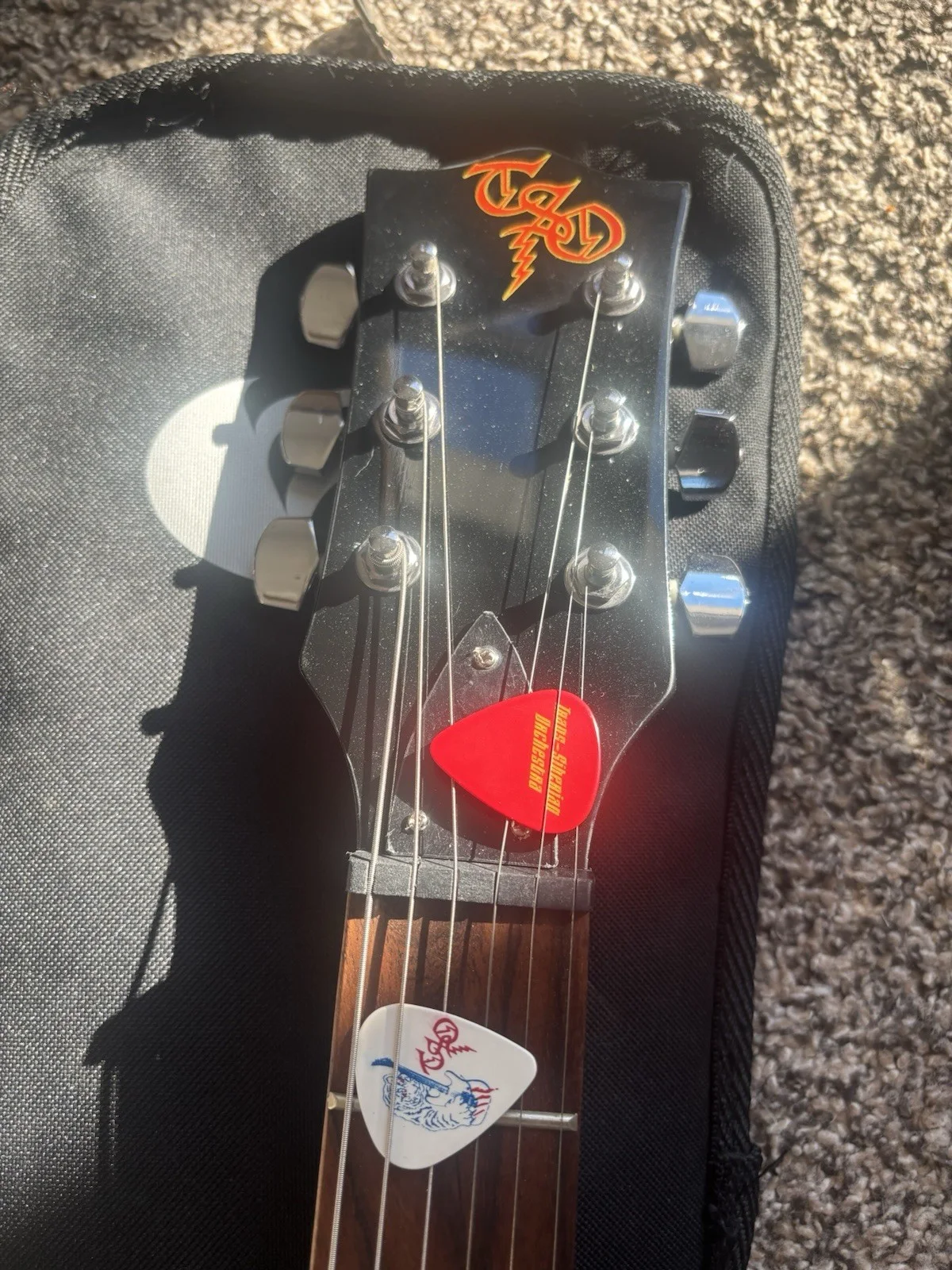 2009 Trans Siberian Orchestra Signed Guitar, image 3