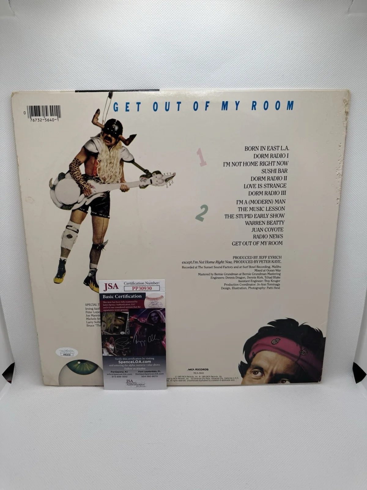 Cheech, Chong — Cheech Marin Tommy Chong Signed Vinyl Get Out Of My Room JSA COA Autograph Lp, изображение 5