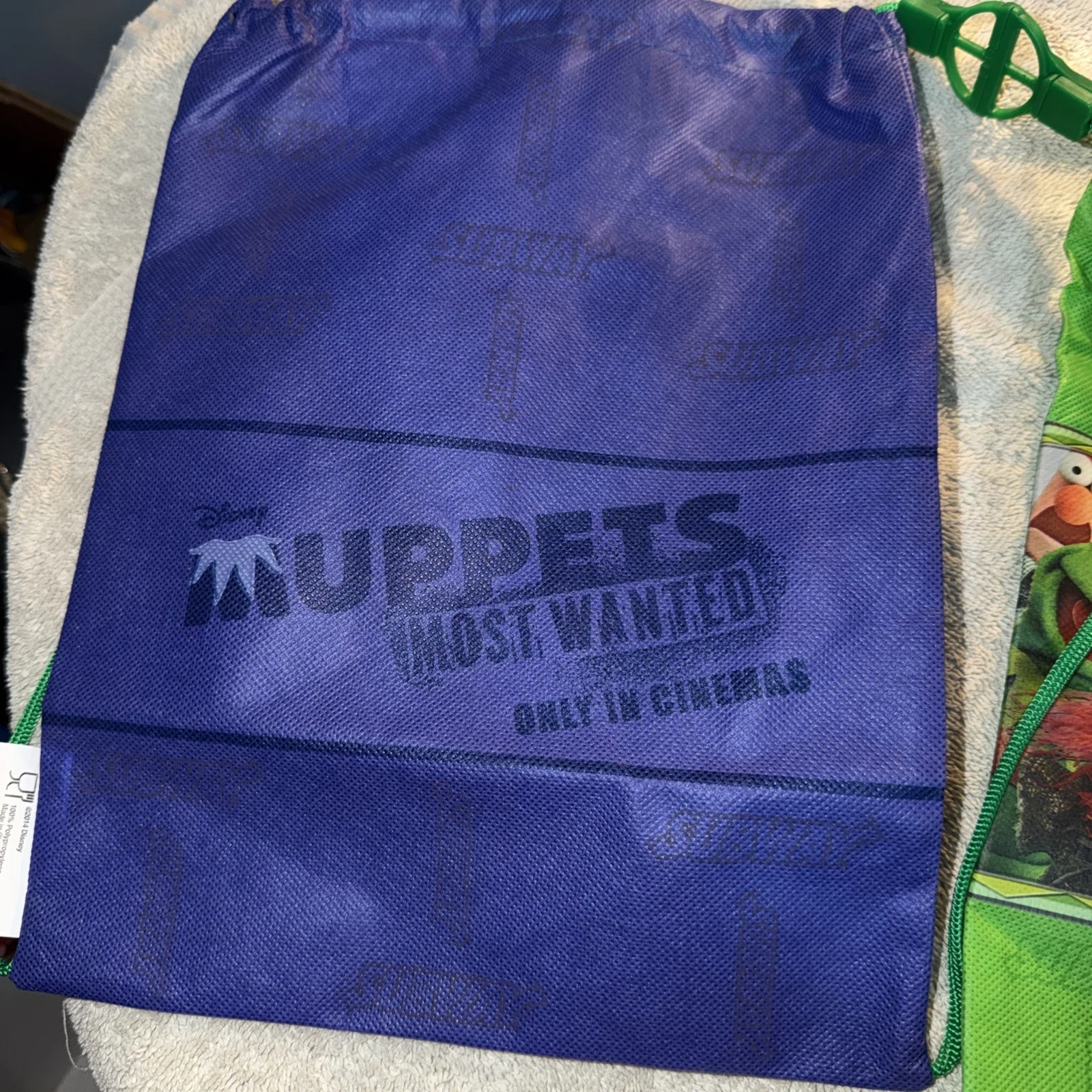 Muppets Most Wanted 2014 ~ Subway Promo Drawstring Bag, image 2