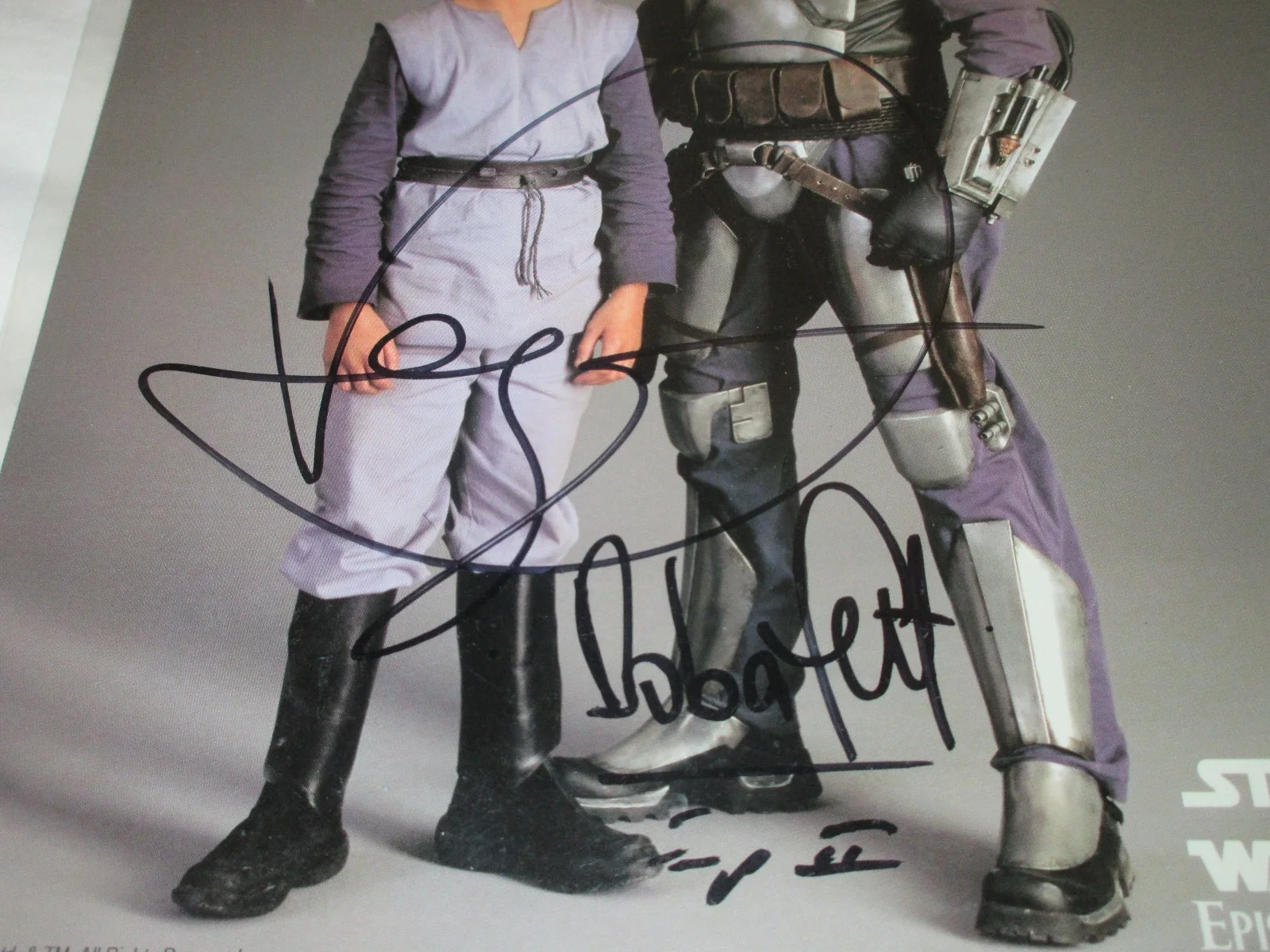 Daniel Logan — DANIEL LOGAN Star Wars signed 8x10 Photo Young Boba Fett Autograph, image 2