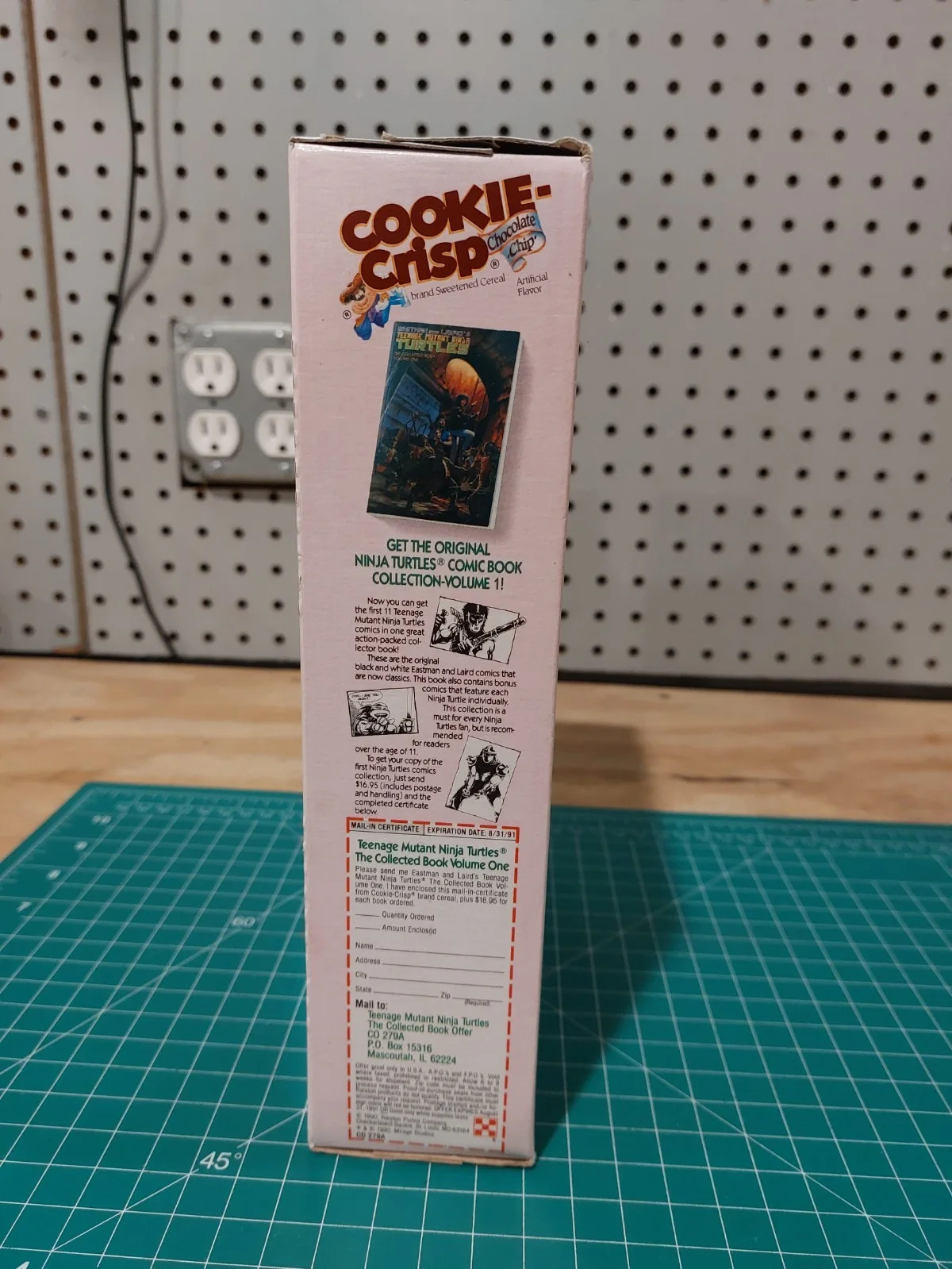 Renae Jacobs — RENAE JACOBS Signed APRIL O'NEIL Cookie Crisp Box Ninja Turtle Comic Strip, image 4