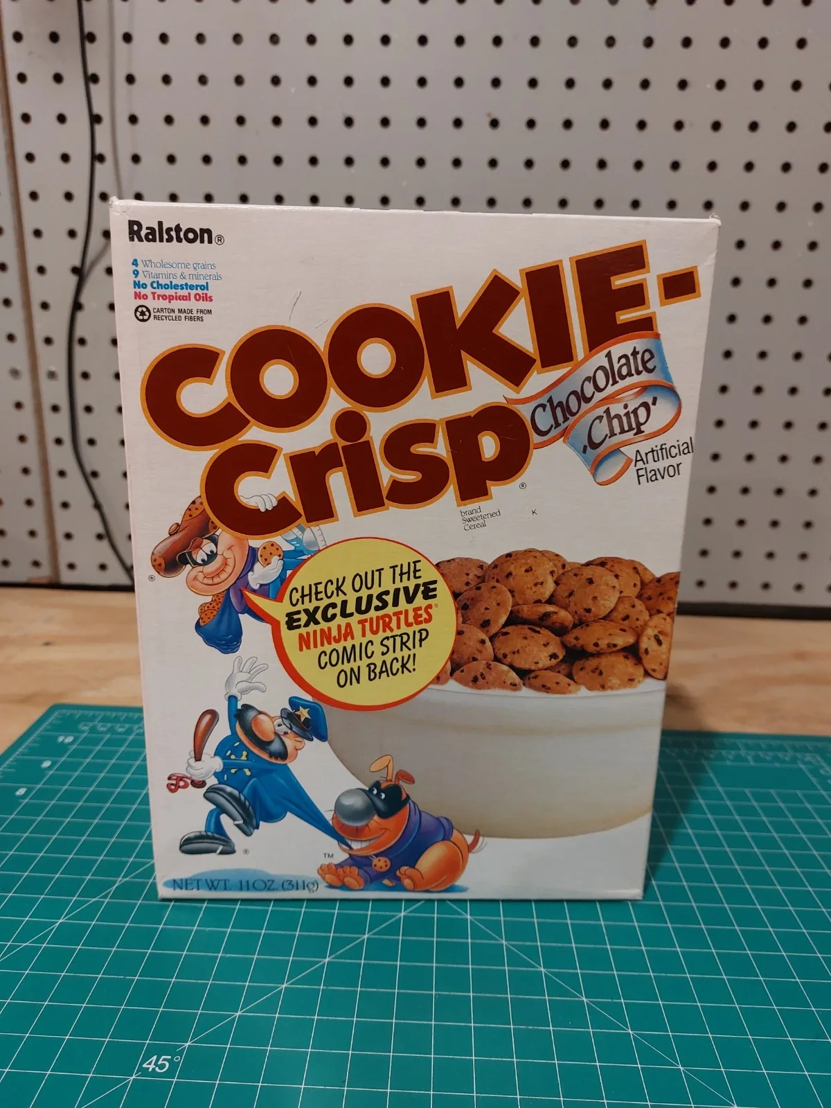 Renae Jacobs — RENAE JACOBS Signed APRIL O'NEIL Cookie Crisp Box Ninja Turtle Comic Strip, image 5
