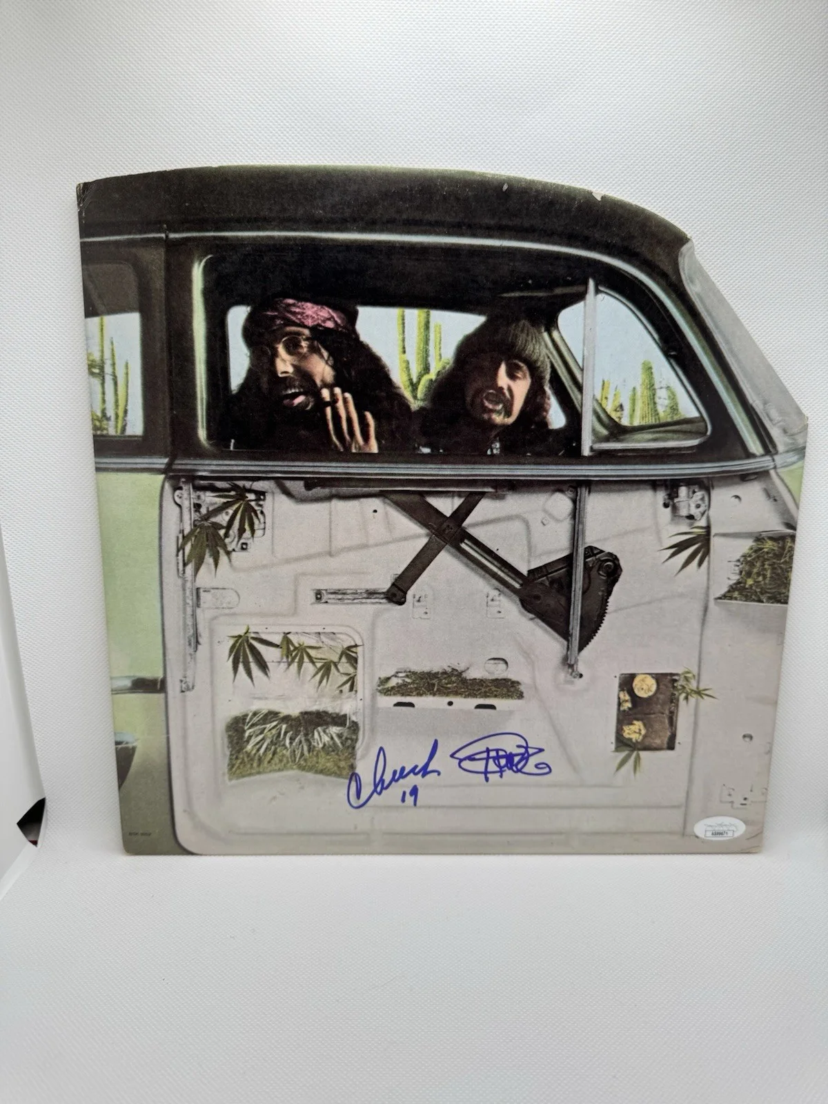 Cheech and Chong — Cheech & Chong Signed Los Cochinos Vinyl LP Record Tommy & Marin Comedy JSA COA