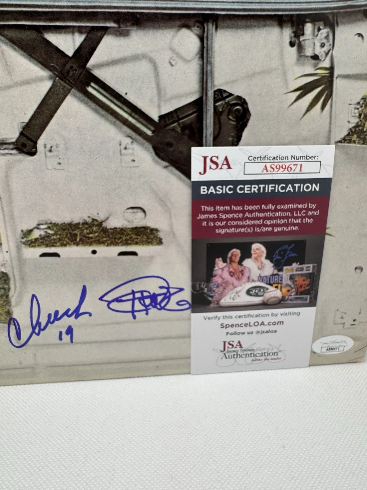Cheech, Chong — Cheech & Chong Signed Los Cochinos Vinyl LP Record Tommy & Marin Comedy JSA COA, изображение 2