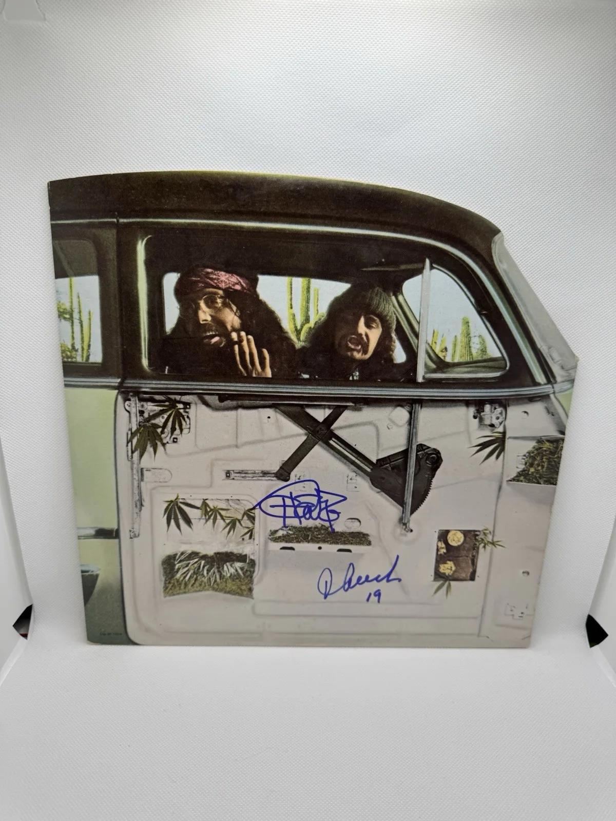 Cheech and Chong — Cheech & Chong Signed Los Cochinos Vinyl LP Record Tommy & Marin Comedy JSA COA