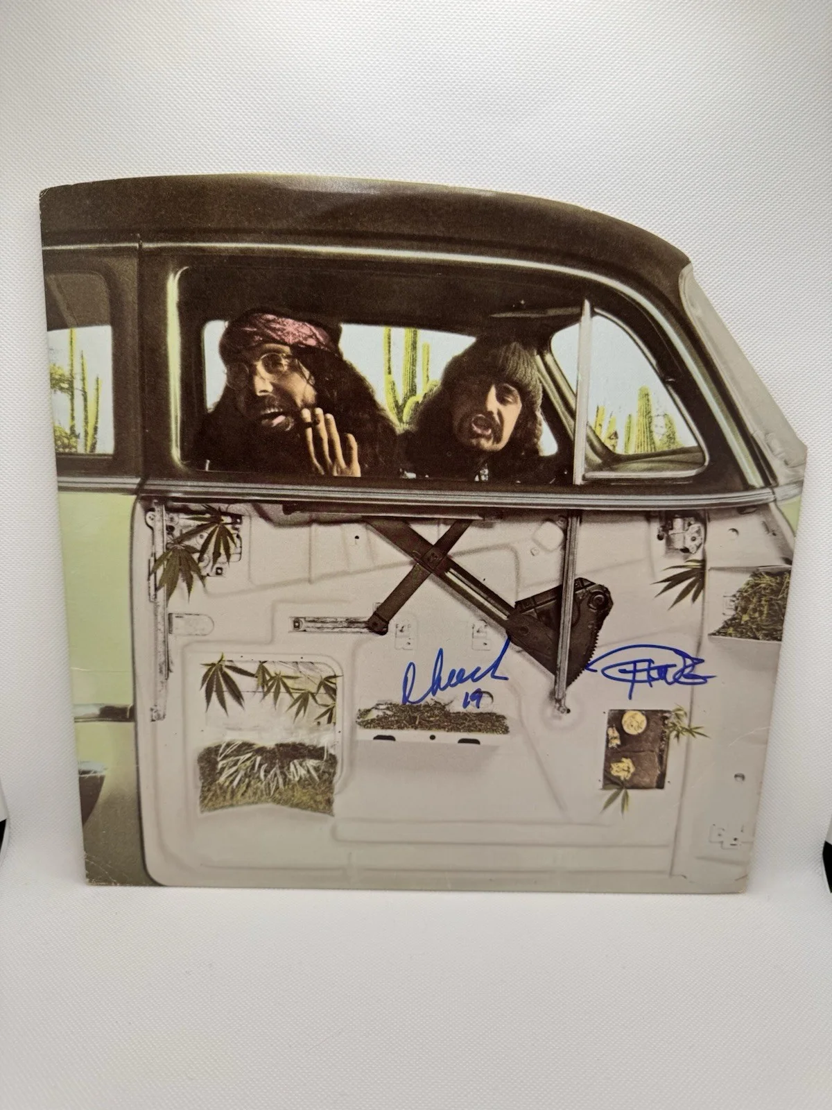 Cheech and Chong — Cheech & Chong Signed Los Cochinos Vinyl LP Record Tommy & Marin Comedy JSA COA