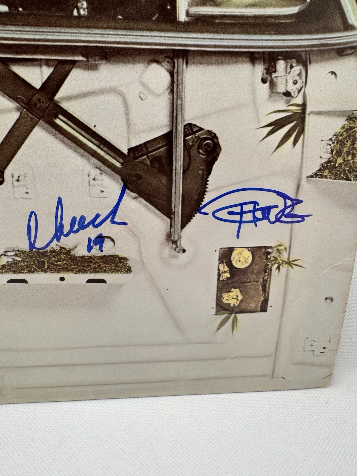 Cheech, Chong — Cheech & Chong Signed Los Cochinos Vinyl LP Record Tommy & Marin Comedy JSA COA, image 2
