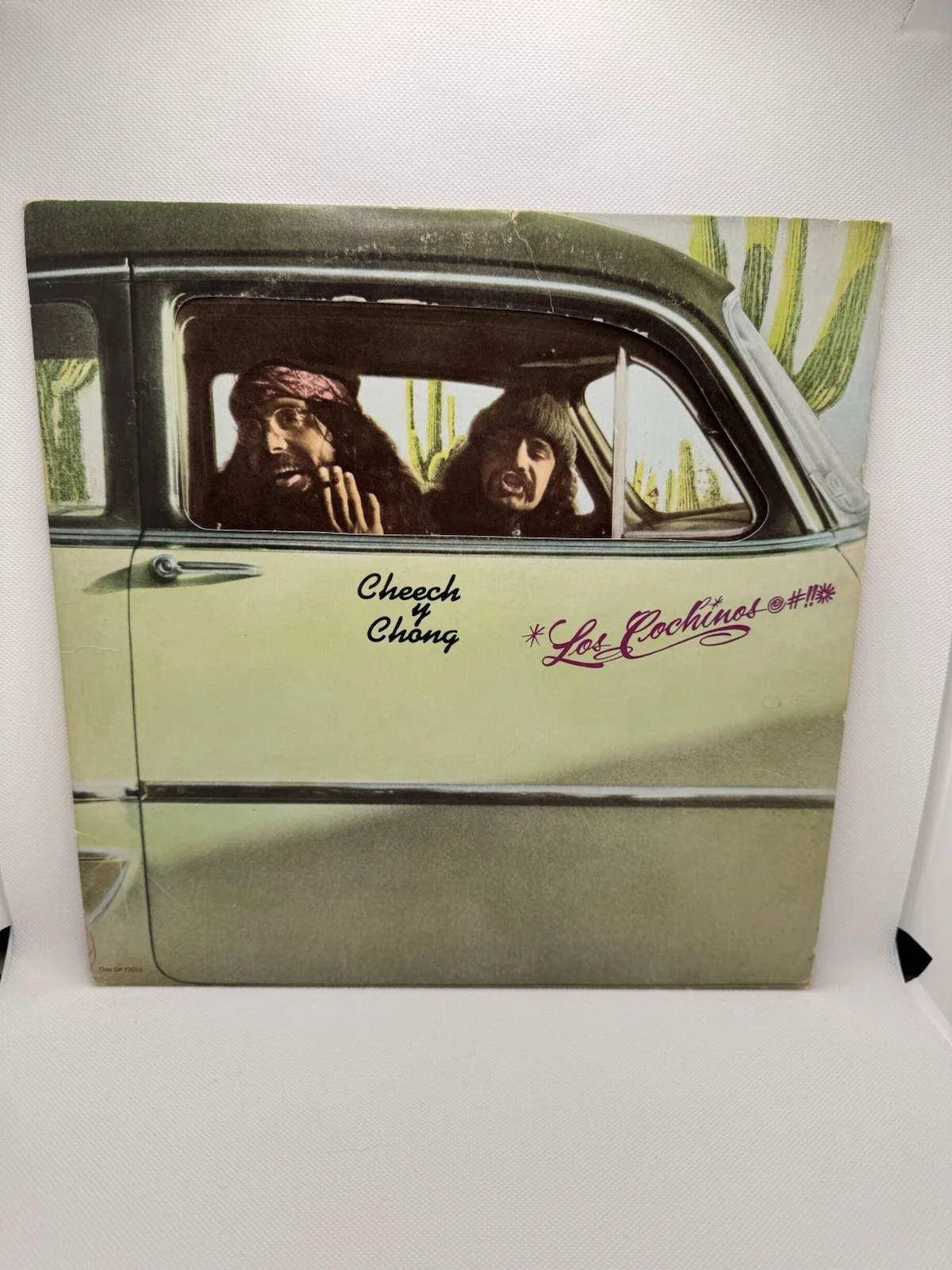 Cheech, Chong — Cheech & Chong Signed Los Cochinos Vinyl LP Record Tommy & Marin Comedy JSA COA, image 4