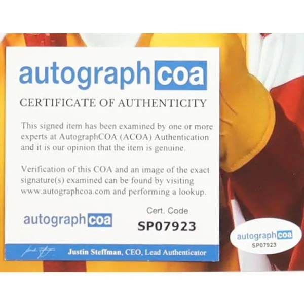Squire Fridell — Squire Fridell autographed signed 8x10 photo Mcdonald's Ronald Mcdonald ACOA COA, изображение 2