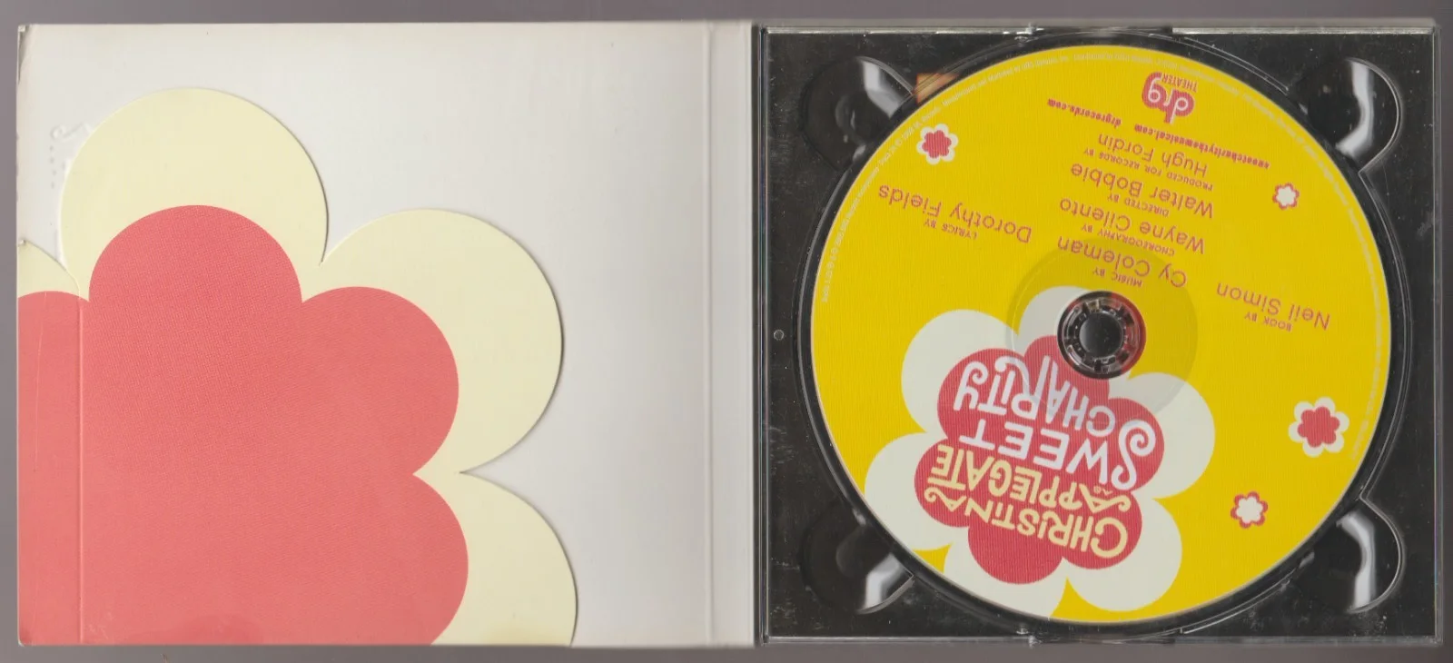 Christina Applegate — CHRISTINA APPLEGATE Signed "Sweet Charity" CD Autograph Broadway Cast Recording, изображение 2