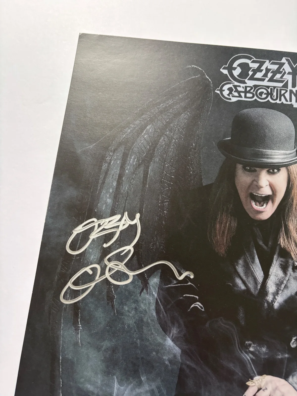 OZZY OSBOURNE SIGNED 12X12 ALBUM LITHOGRAPH VINYL BLACK SABBATH SINGER BAS a, изображение 2
