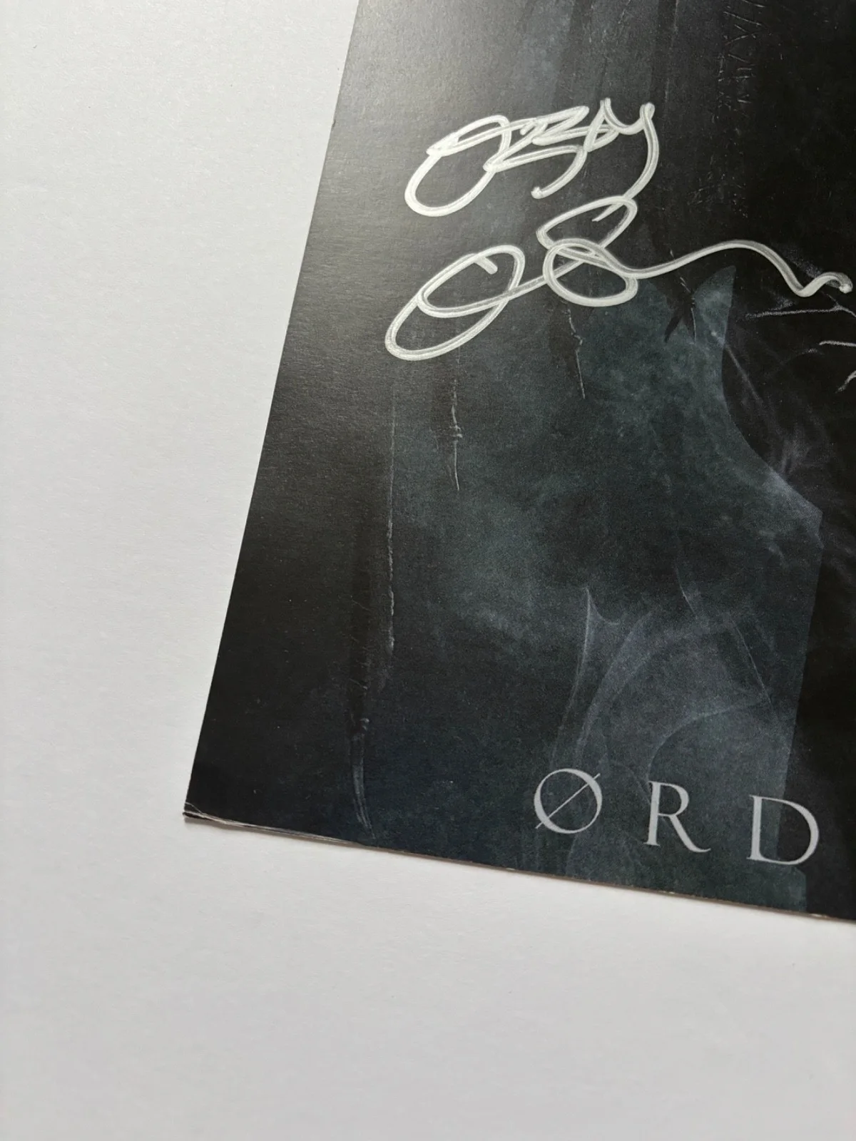 OZZY OSBOURNE SIGNED 12X12 ALBUM LITHOGRAPH VINYL BLACK SABBATH SINGER BAS a, изображение 3