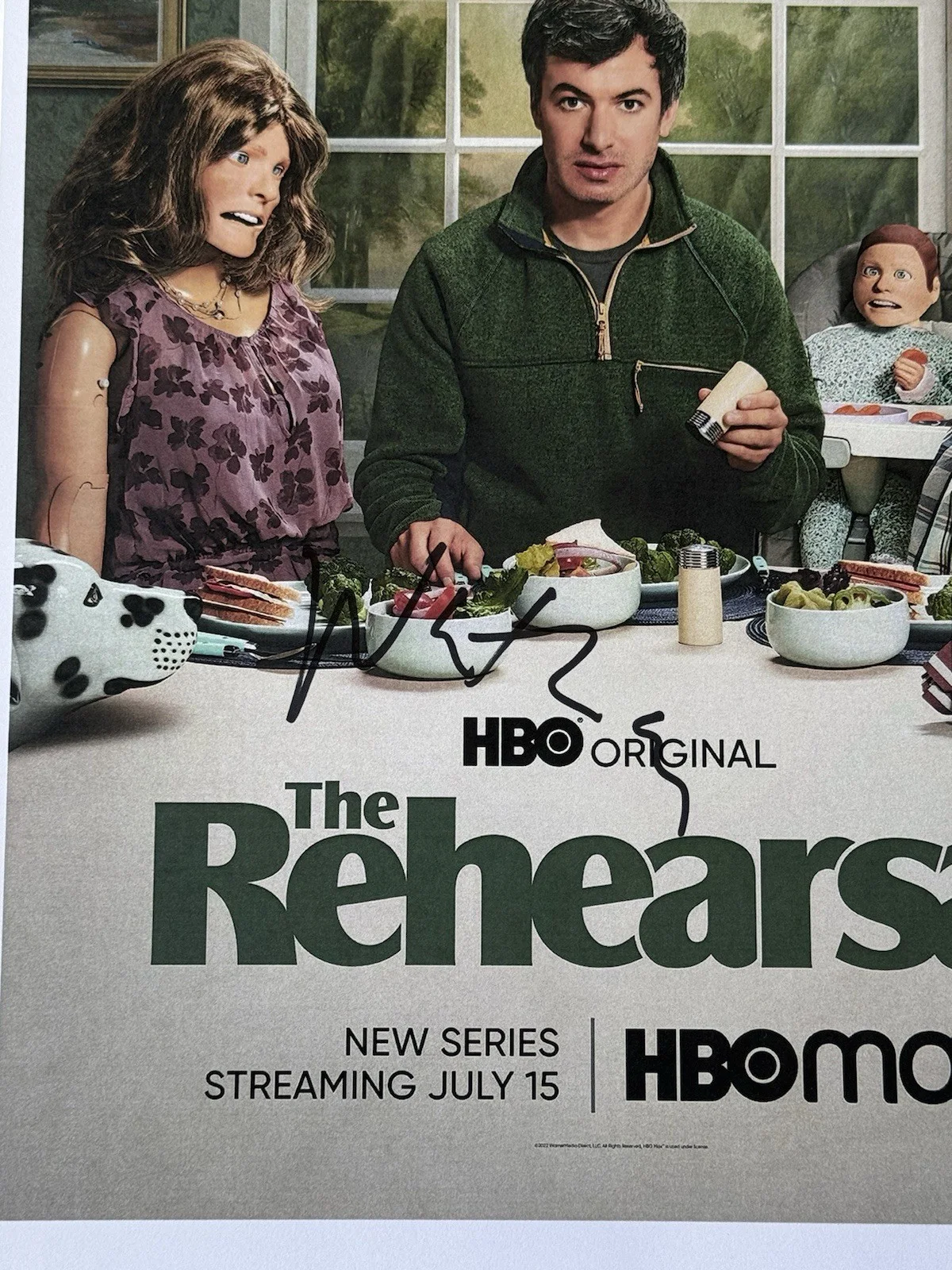 nathan fielder — Nathan Fielder Signed 11x17 Photo The Rehearsal SWAU COA 2, изображение 2