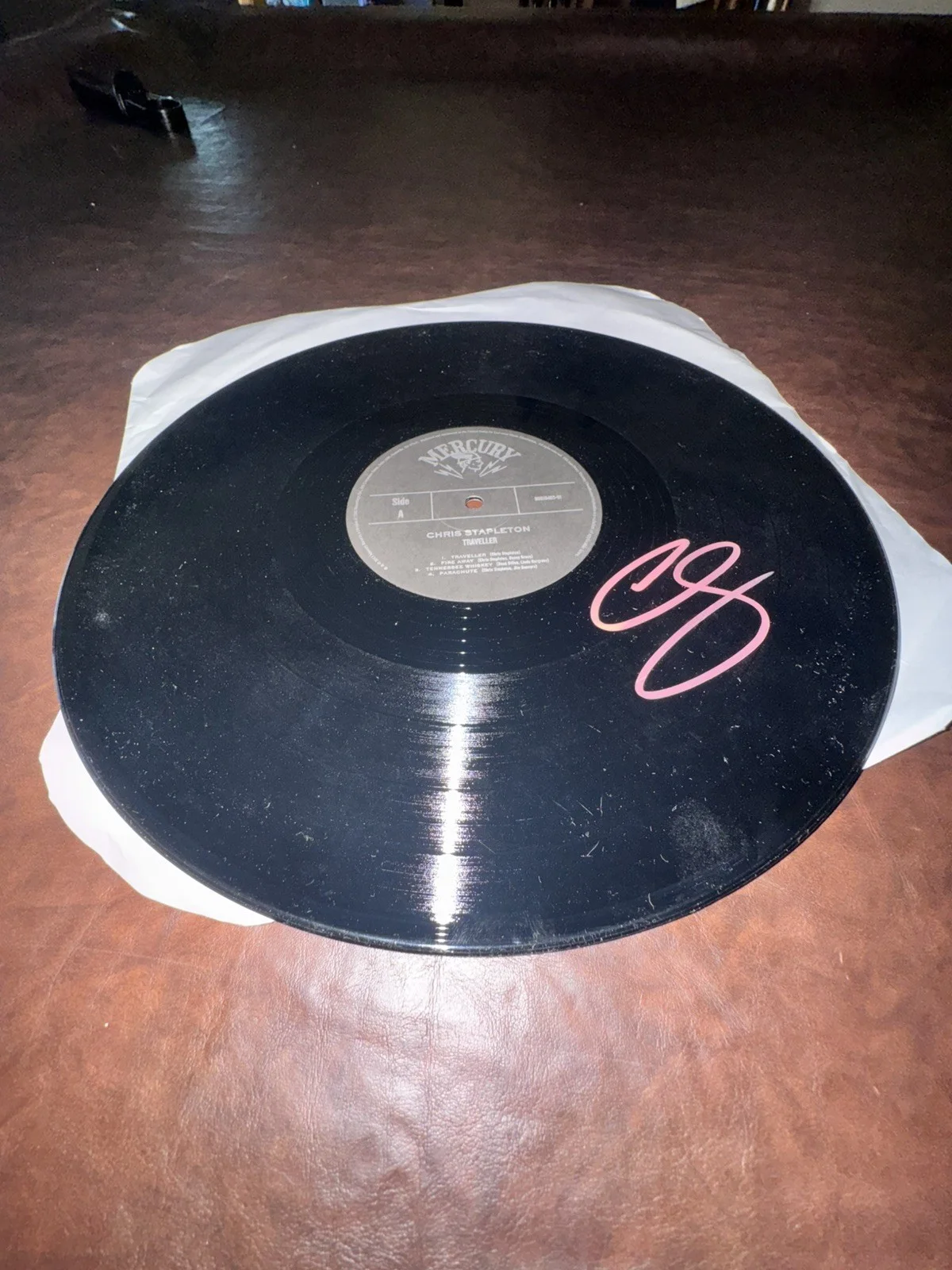 Chris Stapleton SIGNED Autographed Traveller VINYL LP Record, image 3