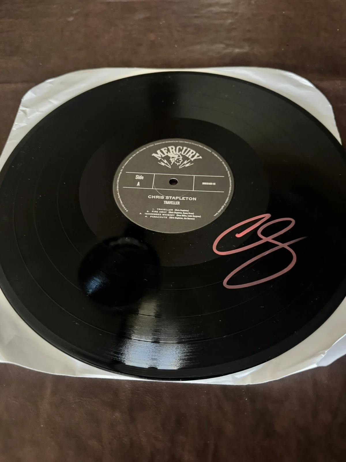 Chris Stapleton SIGNED Autographed Traveller VINYL LP Record, image 4