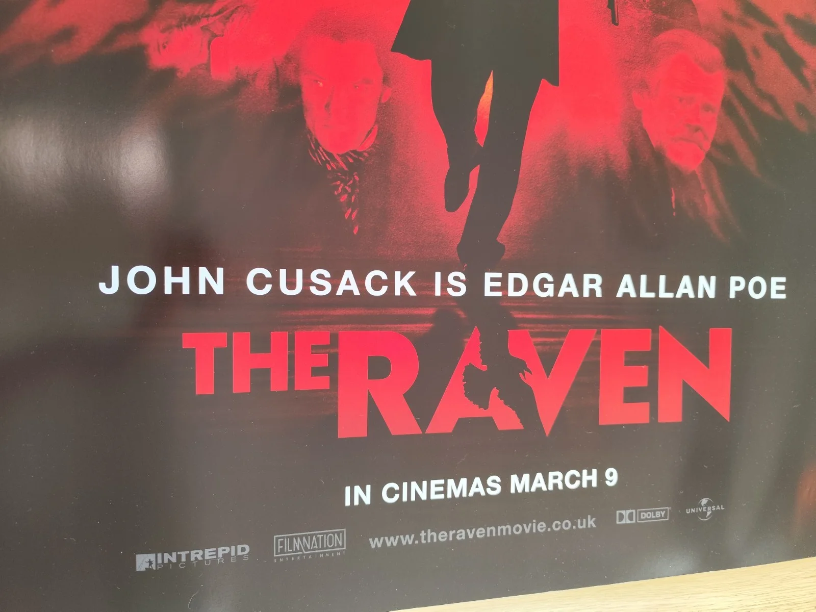 THE RAVEN (2012) – UK Quad – Thriller – John Cusack – Edgar Allan Poe, изображение 3