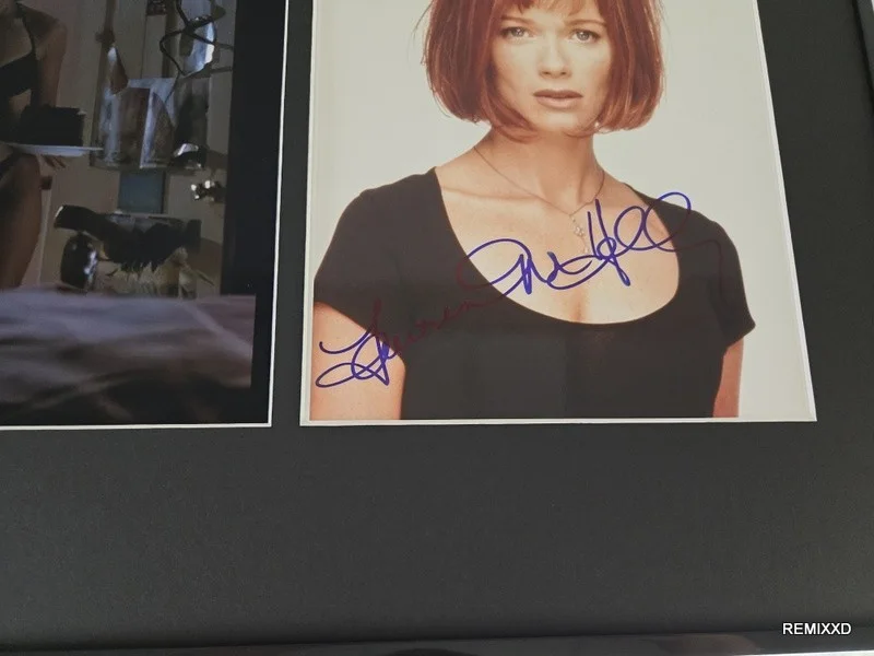 Lauren Holly Signed Photo Display 16x20 Framed Game Boy, image 2