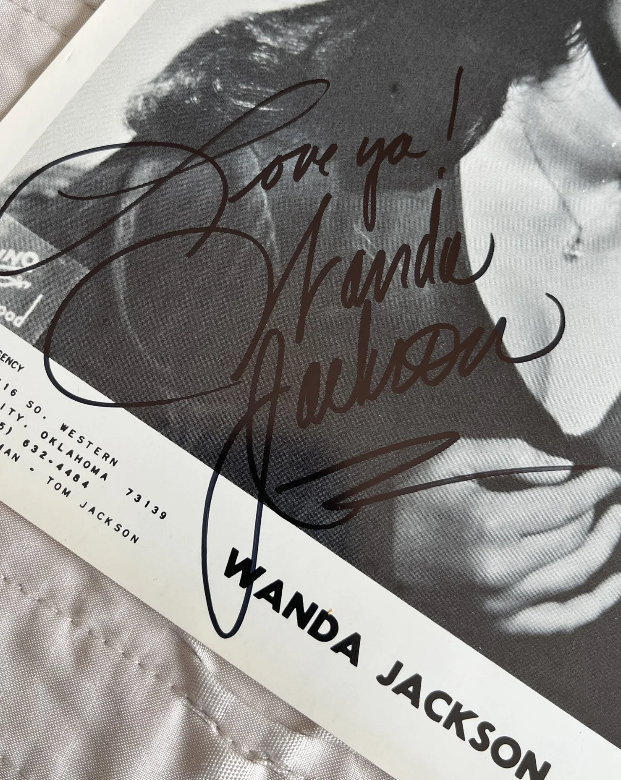 Wanda Jackson-SIGNED-Vintage 8x10 Capital Records Promo Photo-R&R Hall of Fame!, изображение 2