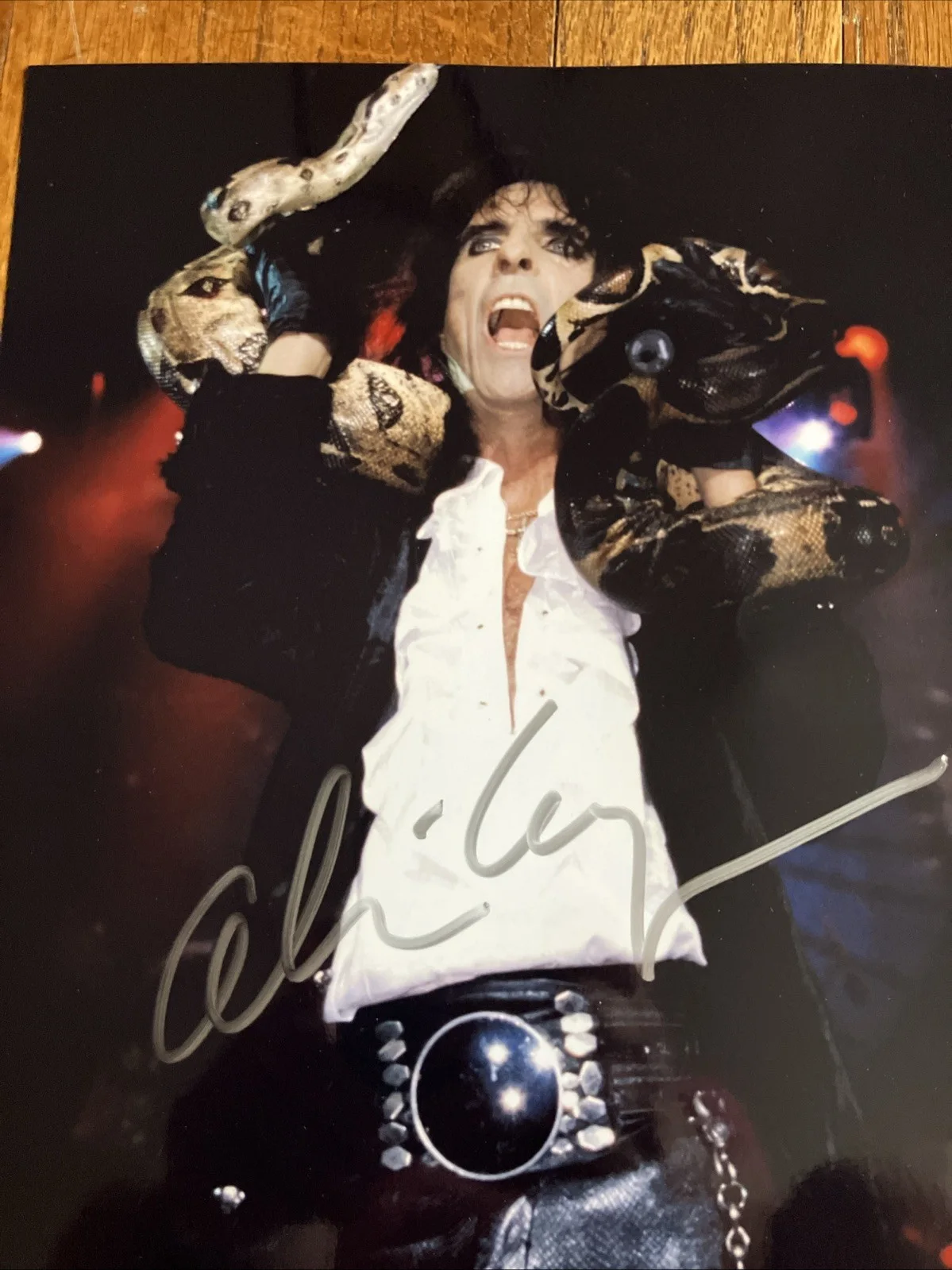 ALICE COOPER SIGNED AUTOGRAPHED 8X10 PHOTO, image 2