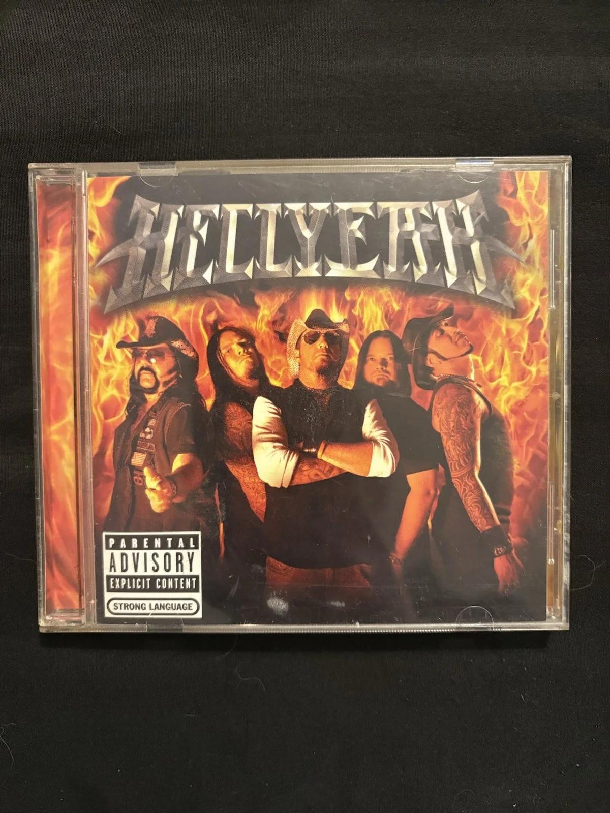 Hellyeah (self-titled, 2007) Full band Autographs + Vinnie Paul Autograph on CD, image 2